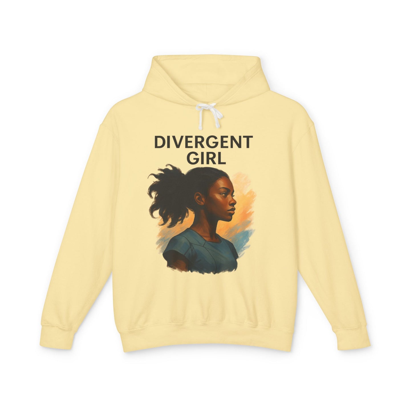 Divergent Girl Sweatshirt, Unisex Lightweight Hoodie, Motivational Gift, Cozy Layering, Perfect for Everyday Wear, Inspirational Apparel