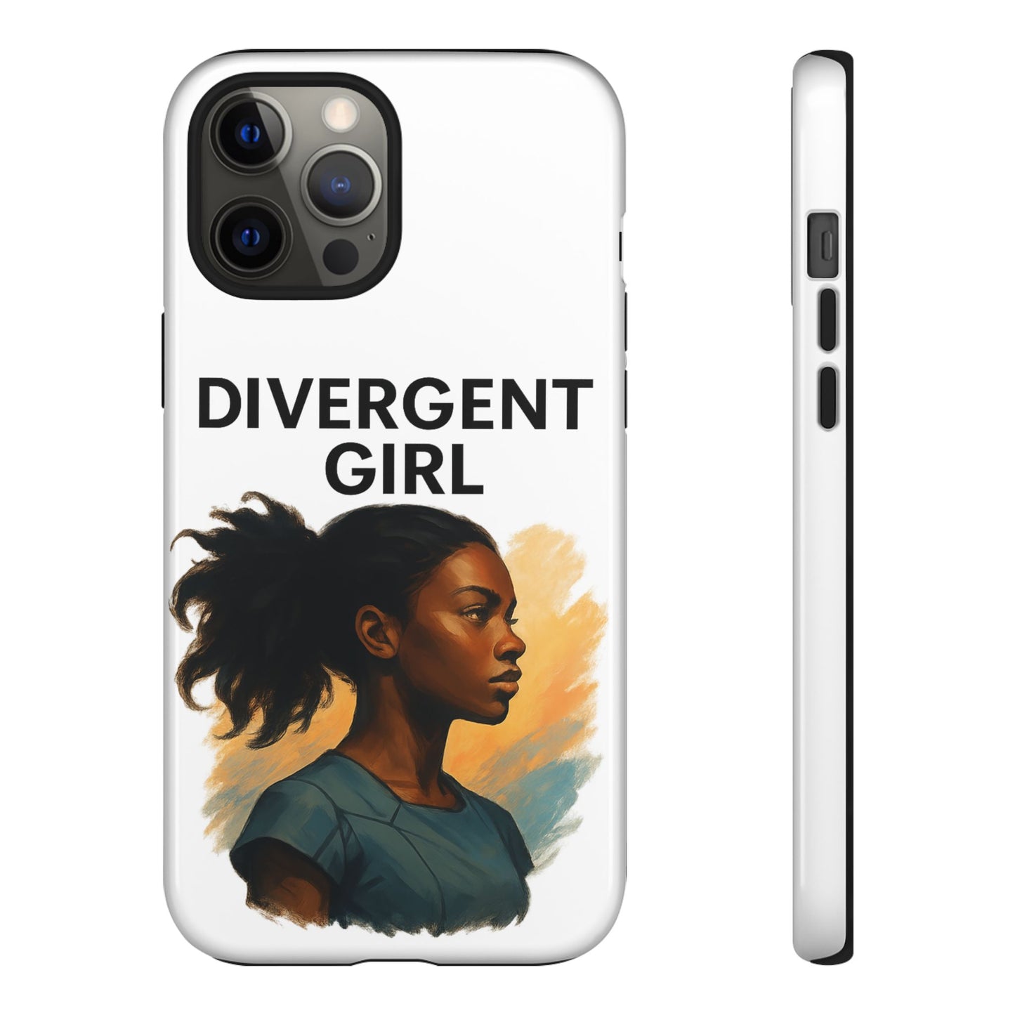 Divergent Girl Phone Case, Tough Phone Cover, Unique Gift for Book Lovers, Protective Smartphone Case, Trendy Cell Phone Skin