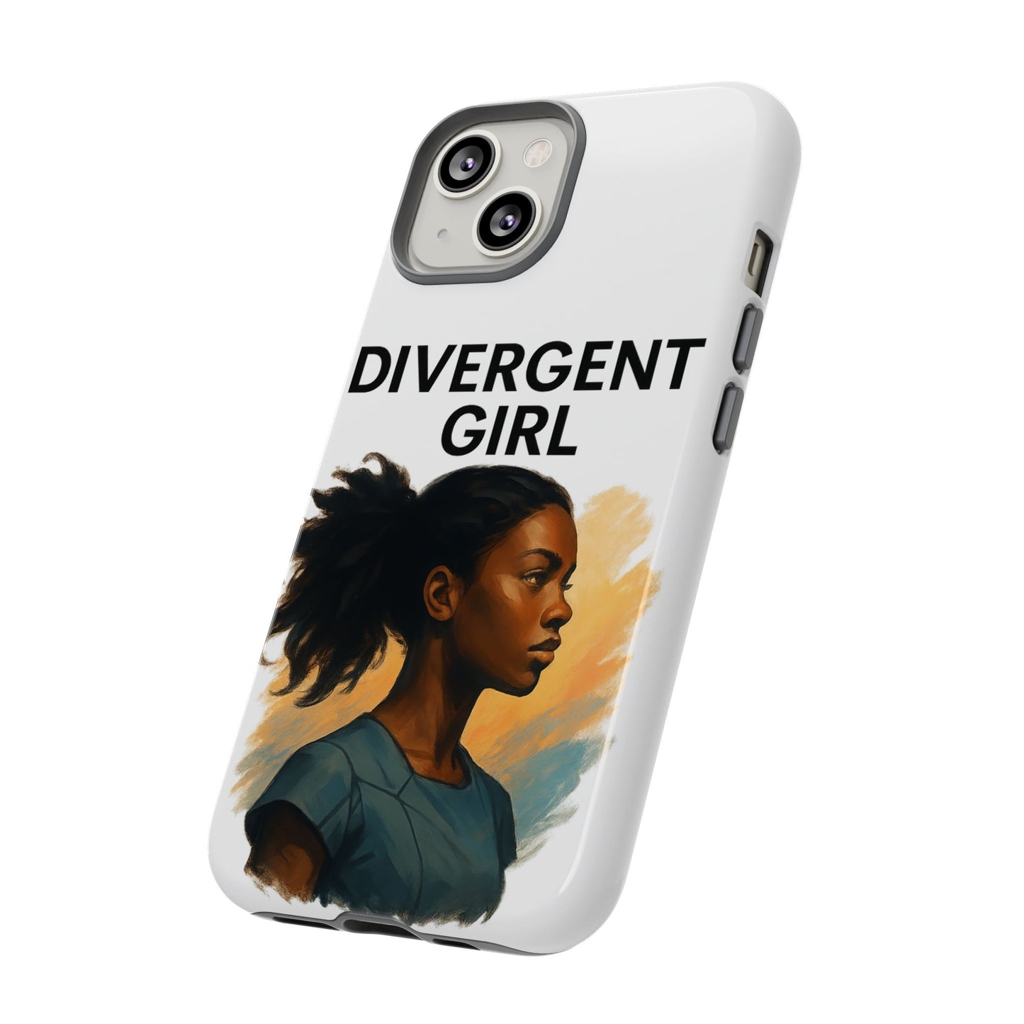 Divergent Girl Phone Case, Tough Phone Cover, Unique Gift for Book Lovers, Protective Smartphone Case, Trendy Cell Phone Skin