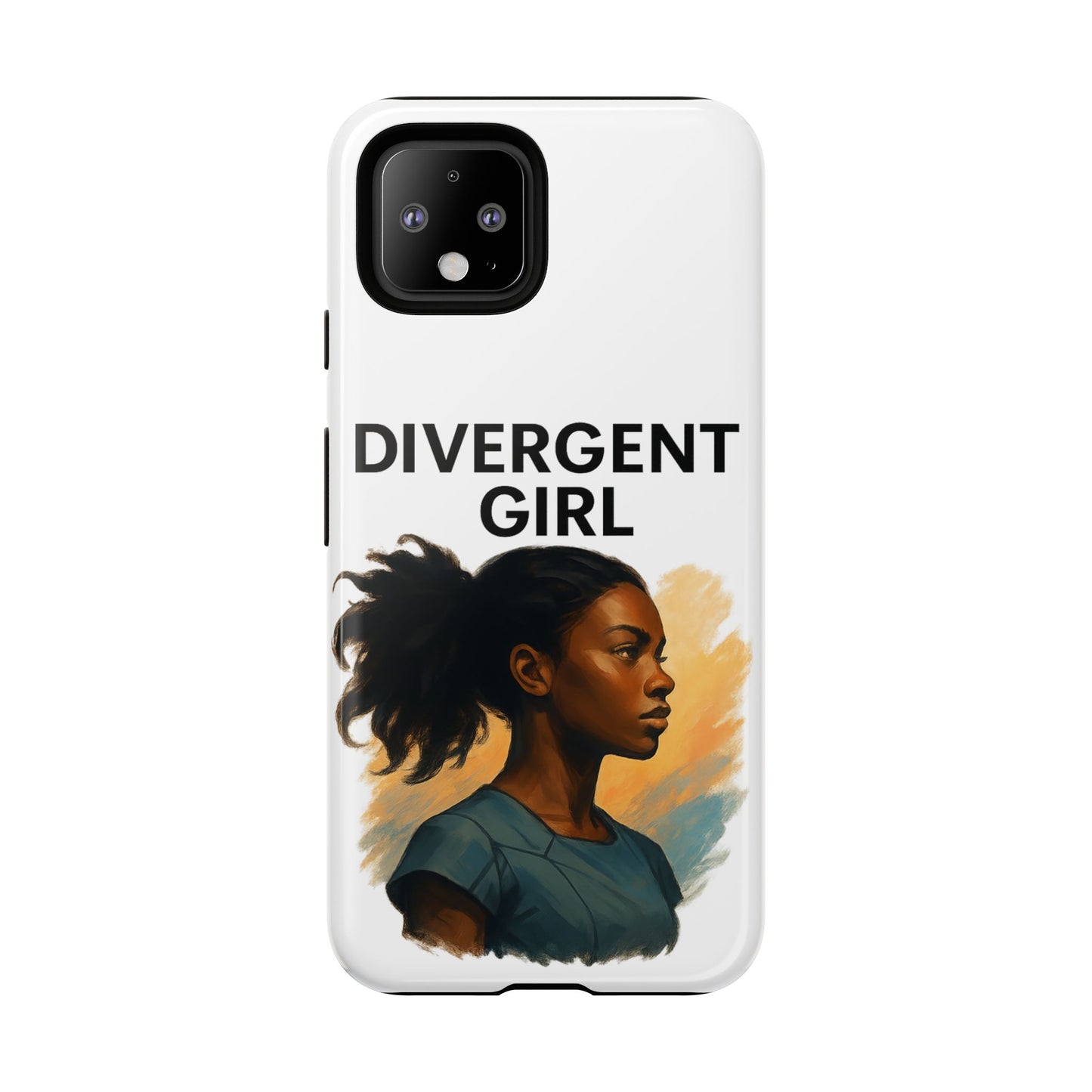 Divergent Girl Phone Case, Tough Phone Cover, Unique Gift for Book Lovers, Protective Smartphone Case, Trendy Cell Phone Skin