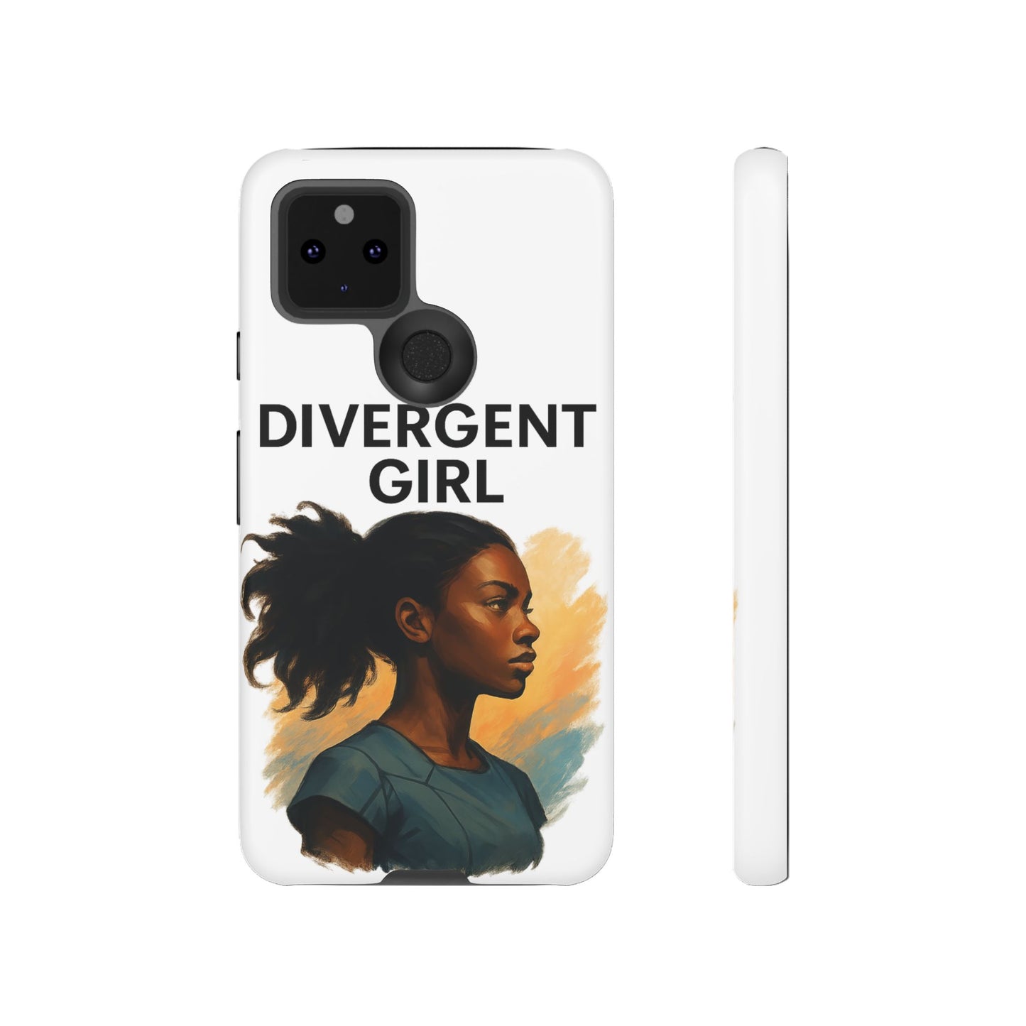 Divergent Girl Phone Case, Tough Phone Cover, Unique Gift for Book Lovers, Protective Smartphone Case, Trendy Cell Phone Skin