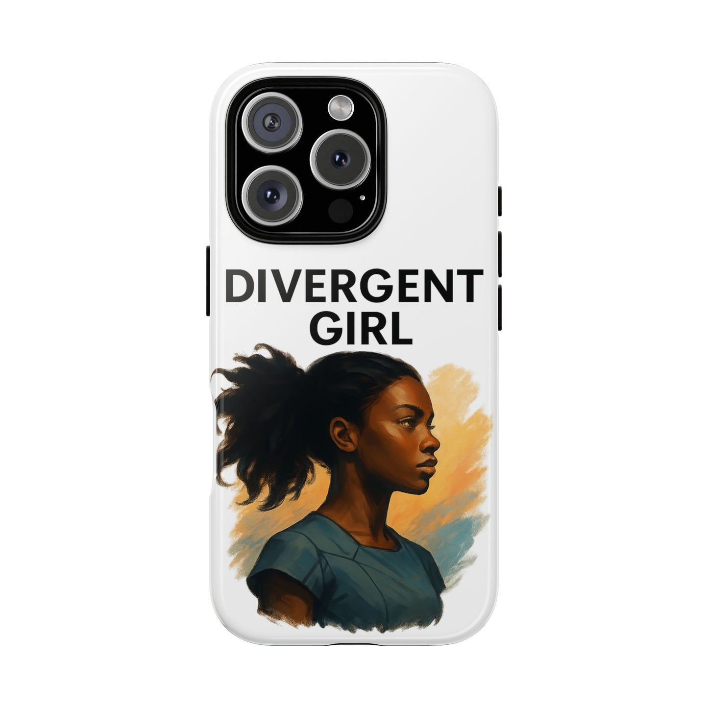 Divergent Girl Phone Case, Tough Phone Cover, Unique Gift for Book Lovers, Protective Smartphone Case, Trendy Cell Phone Skin