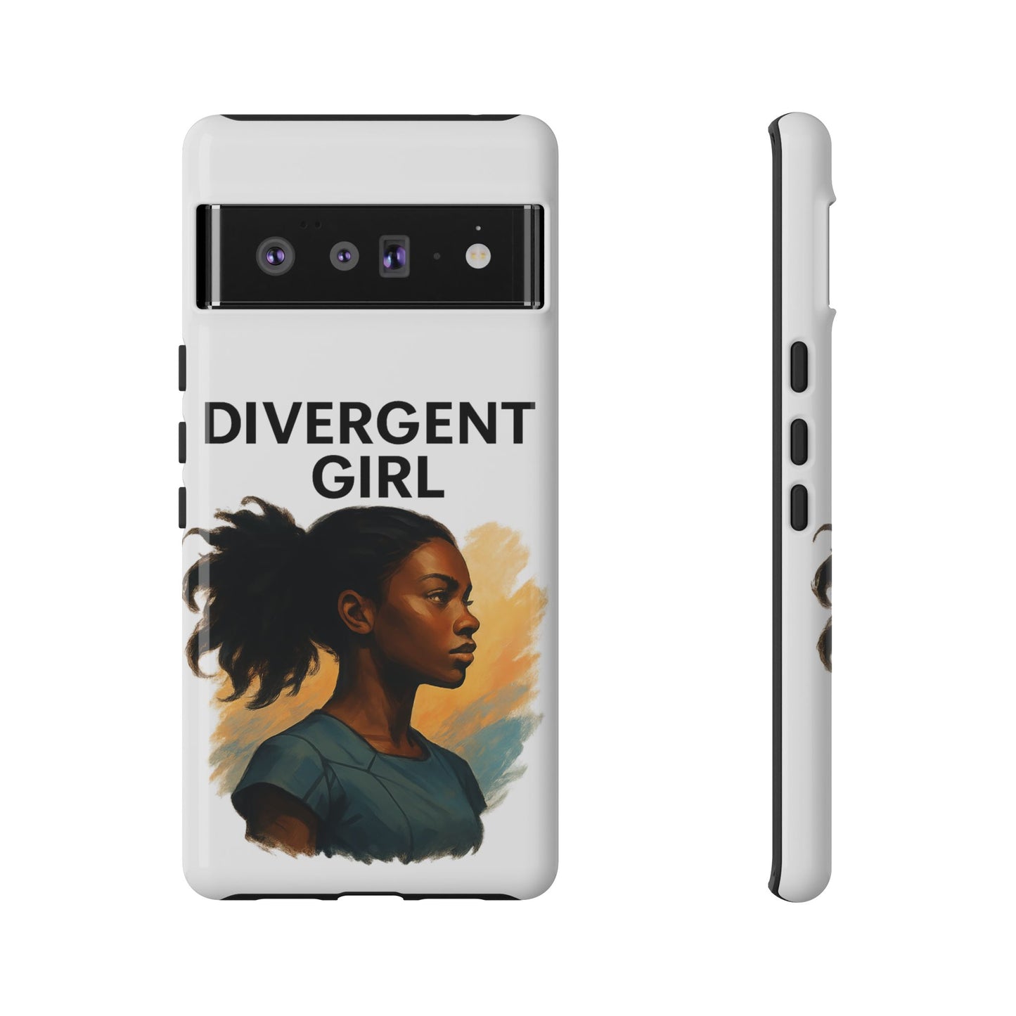 Divergent Girl Phone Case, Tough Phone Cover, Unique Gift for Book Lovers, Protective Smartphone Case, Trendy Cell Phone Skin