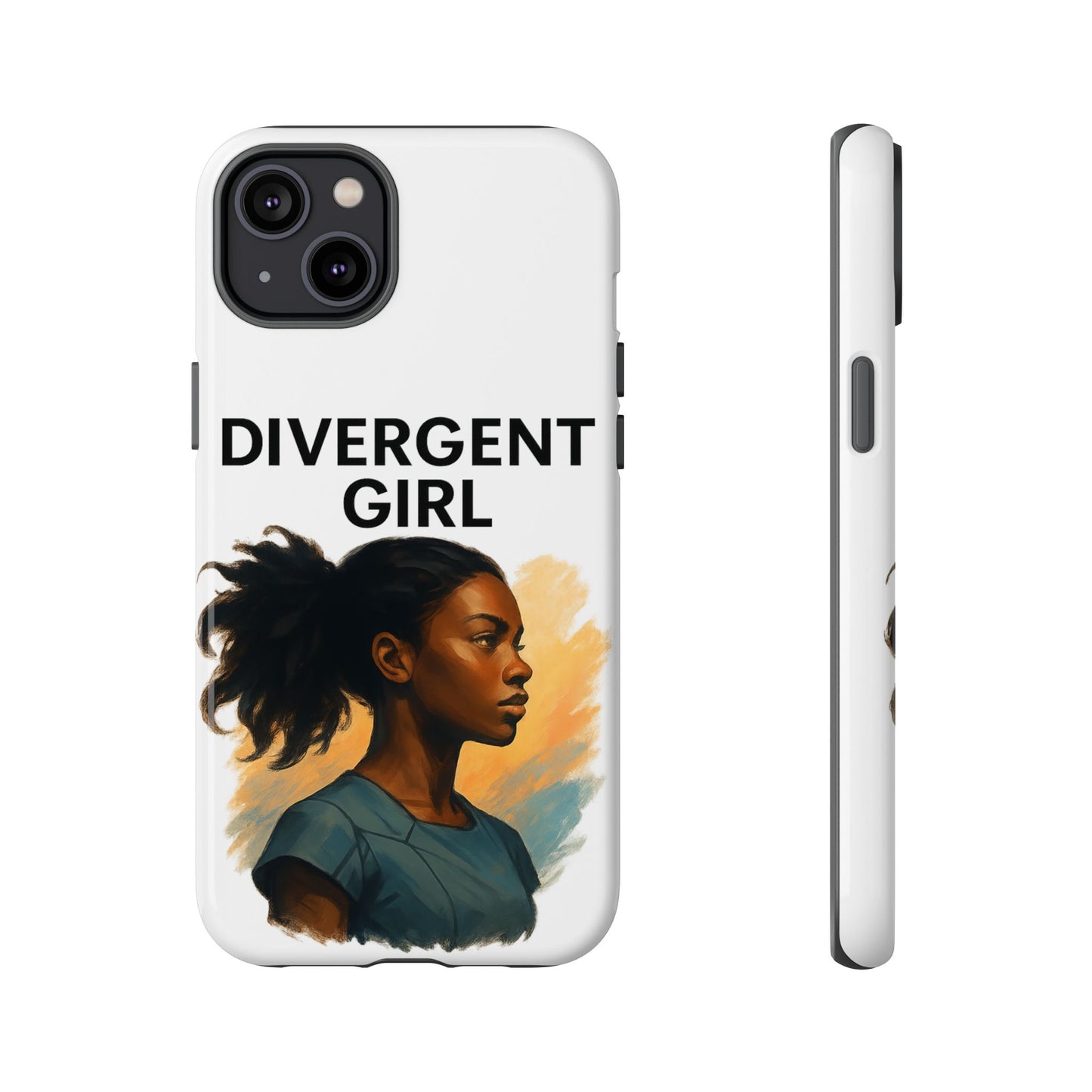 Divergent Girl Phone Case, Tough Phone Cover, Unique Gift for Book Lovers, Protective Smartphone Case, Trendy Cell Phone Skin