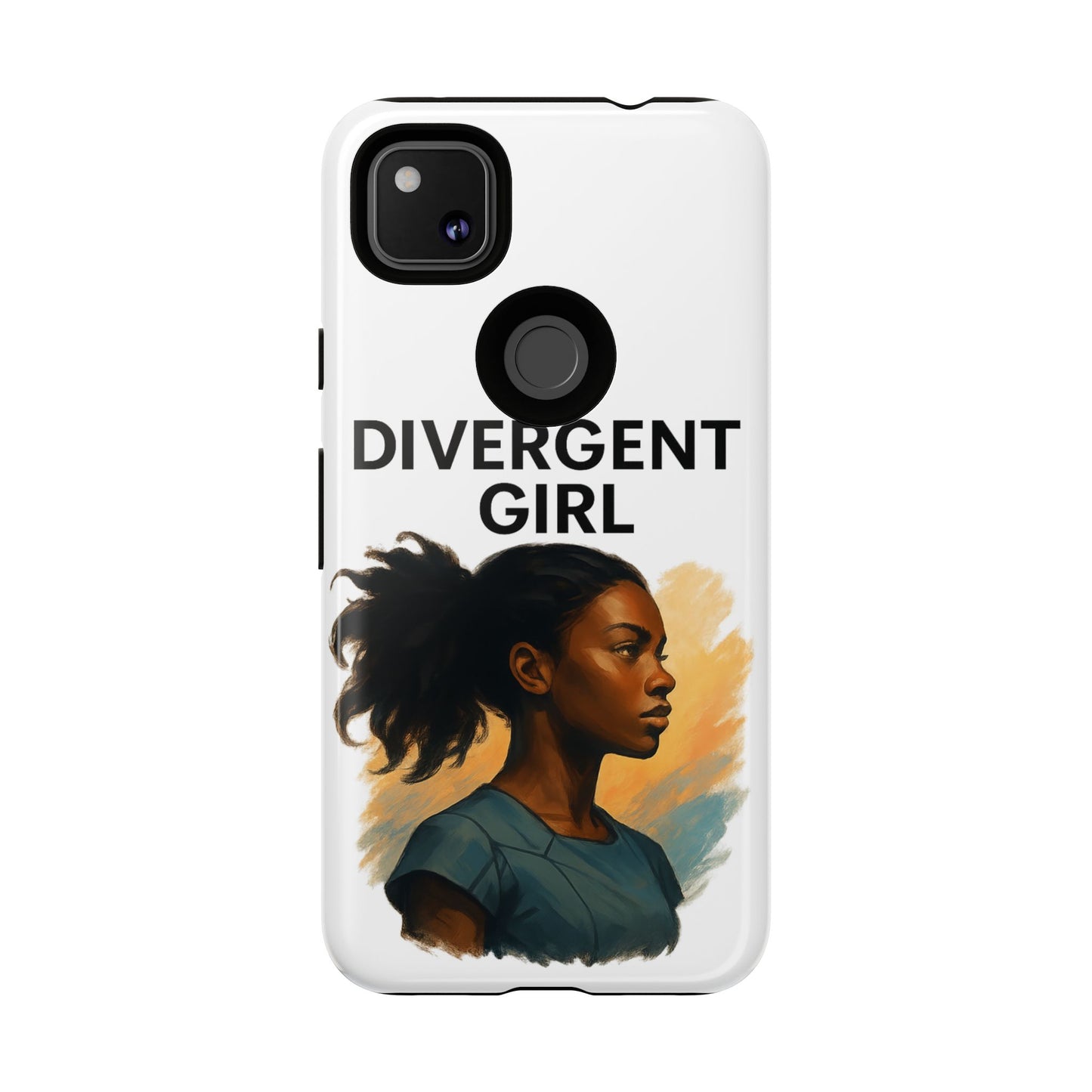 Divergent Girl Phone Case, Tough Phone Cover, Unique Gift for Book Lovers, Protective Smartphone Case, Trendy Cell Phone Skin