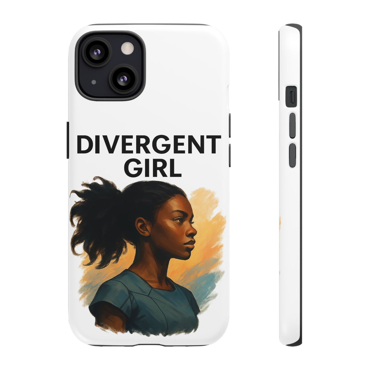 Divergent Girl Phone Case, Tough Phone Cover, Unique Gift for Book Lovers, Protective Smartphone Case, Trendy Cell Phone Skin