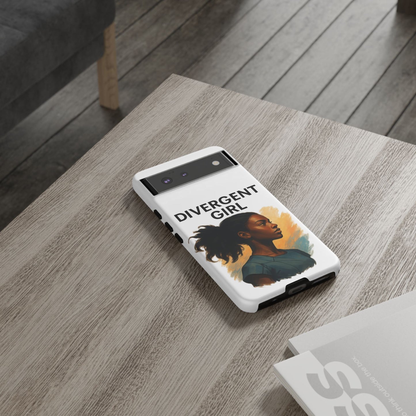 Divergent Girl Phone Case, Tough Phone Cover, Unique Gift for Book Lovers, Protective Smartphone Case, Trendy Cell Phone Skin