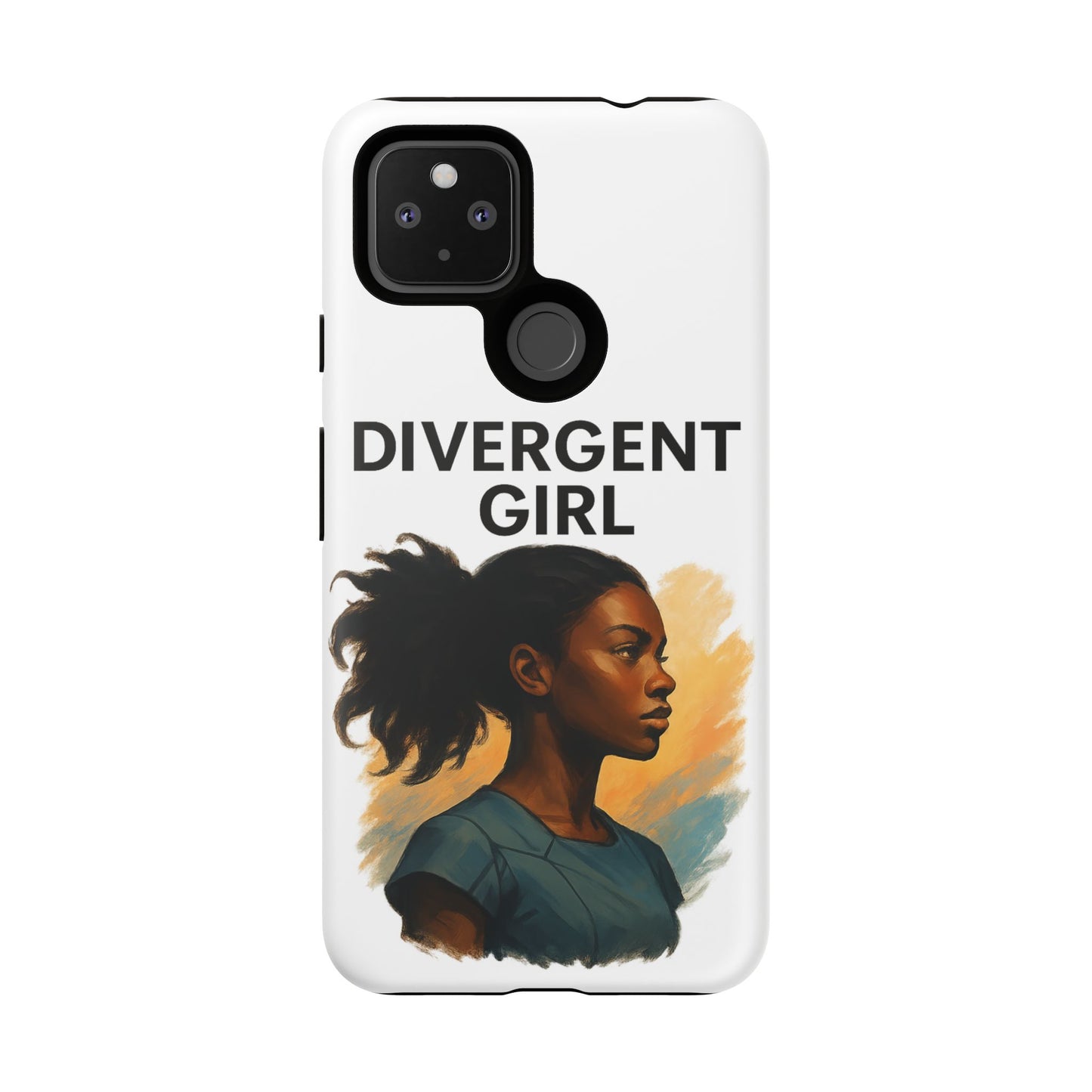 Divergent Girl Phone Case, Tough Phone Cover, Unique Gift for Book Lovers, Protective Smartphone Case, Trendy Cell Phone Skin