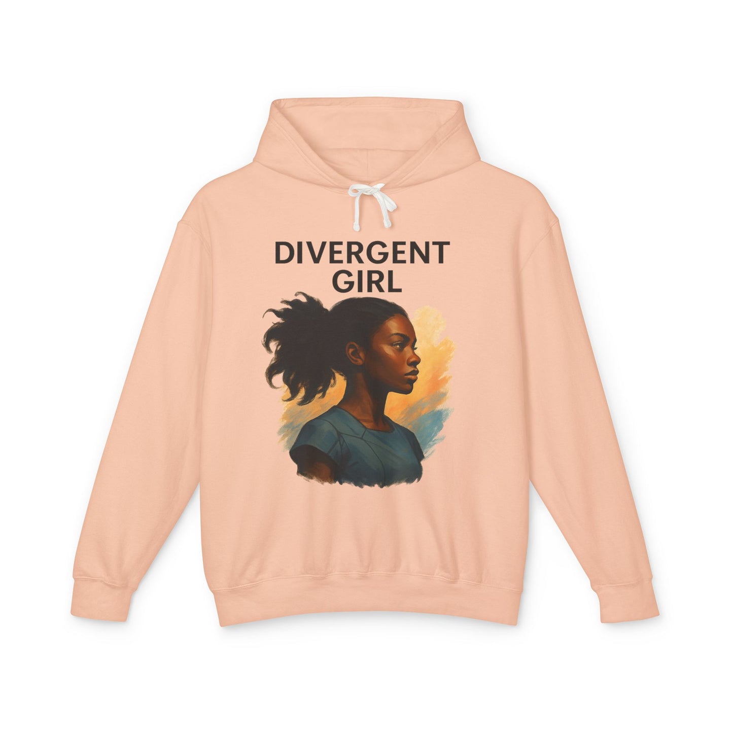 Divergent Girl Sweatshirt, Unisex Lightweight Hoodie, Motivational Gift, Cozy Layering, Perfect for Everyday Wear, Inspirational Apparel