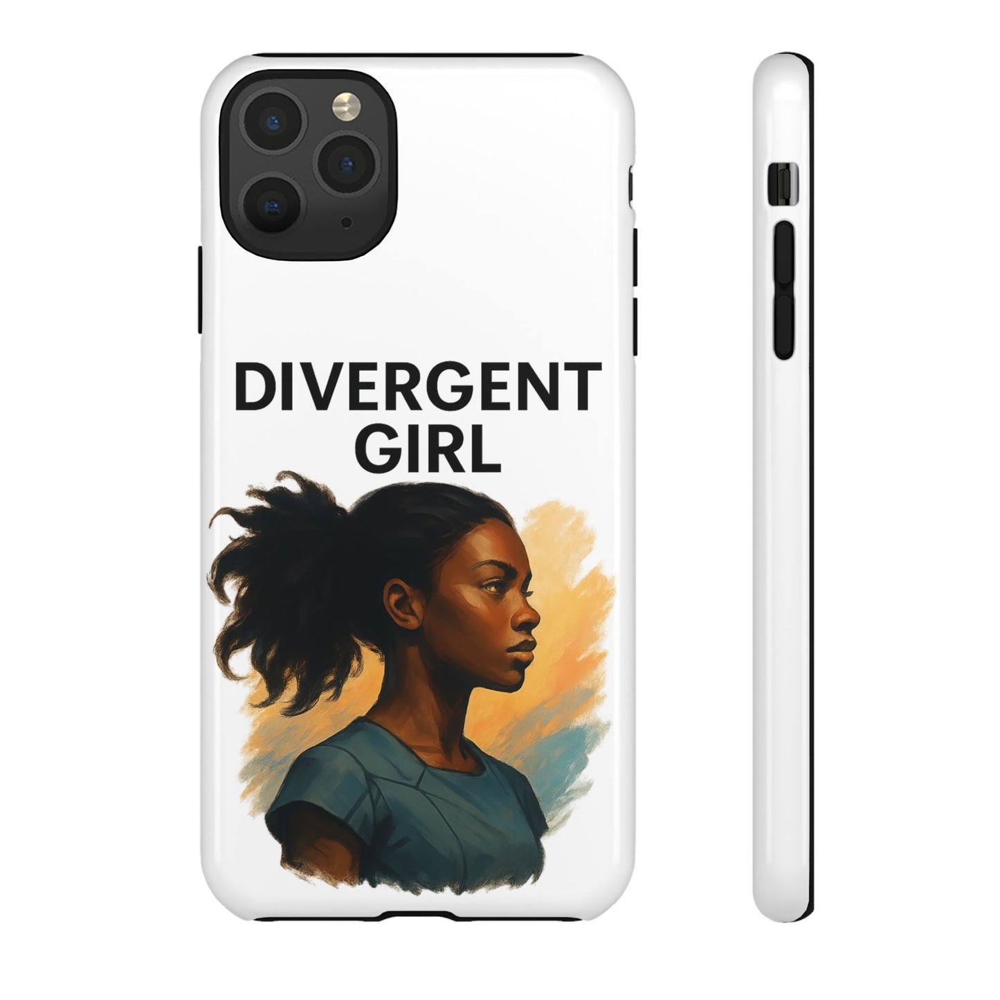 Divergent Girl Phone Case, Tough Phone Cover, Unique Gift for Book Lovers, Protective Smartphone Case, Trendy Cell Phone Skin