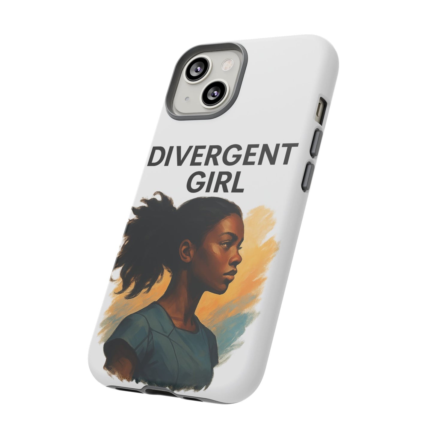 Divergent Girl Phone Case, Tough Phone Cover, Unique Gift for Book Lovers, Protective Smartphone Case, Trendy Cell Phone Skin