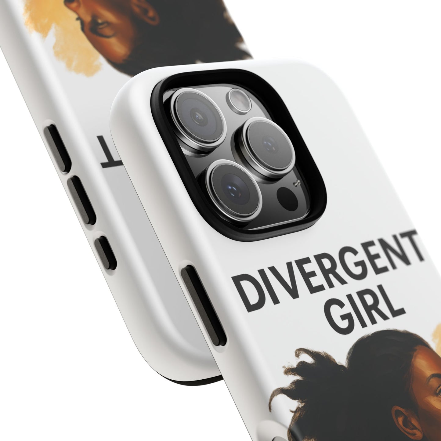 Divergent Girl Phone Case, Tough Phone Cover, Unique Gift for Book Lovers, Protective Smartphone Case, Trendy Cell Phone Skin