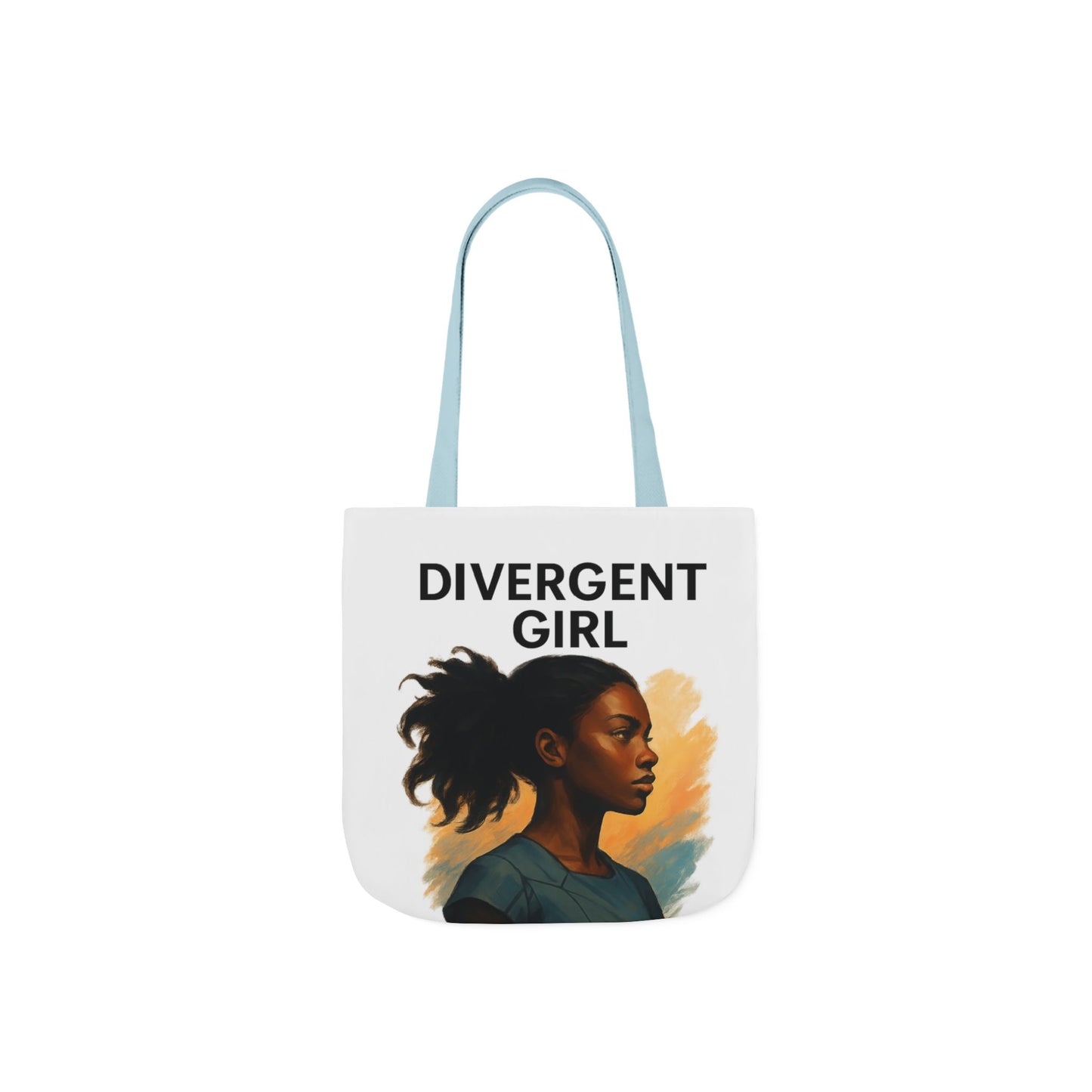 Divergent Girl Canvas Tote Bag, Stylish Reusable Shopping Bag, Great for Everyday Use, Gifts for Book Lovers