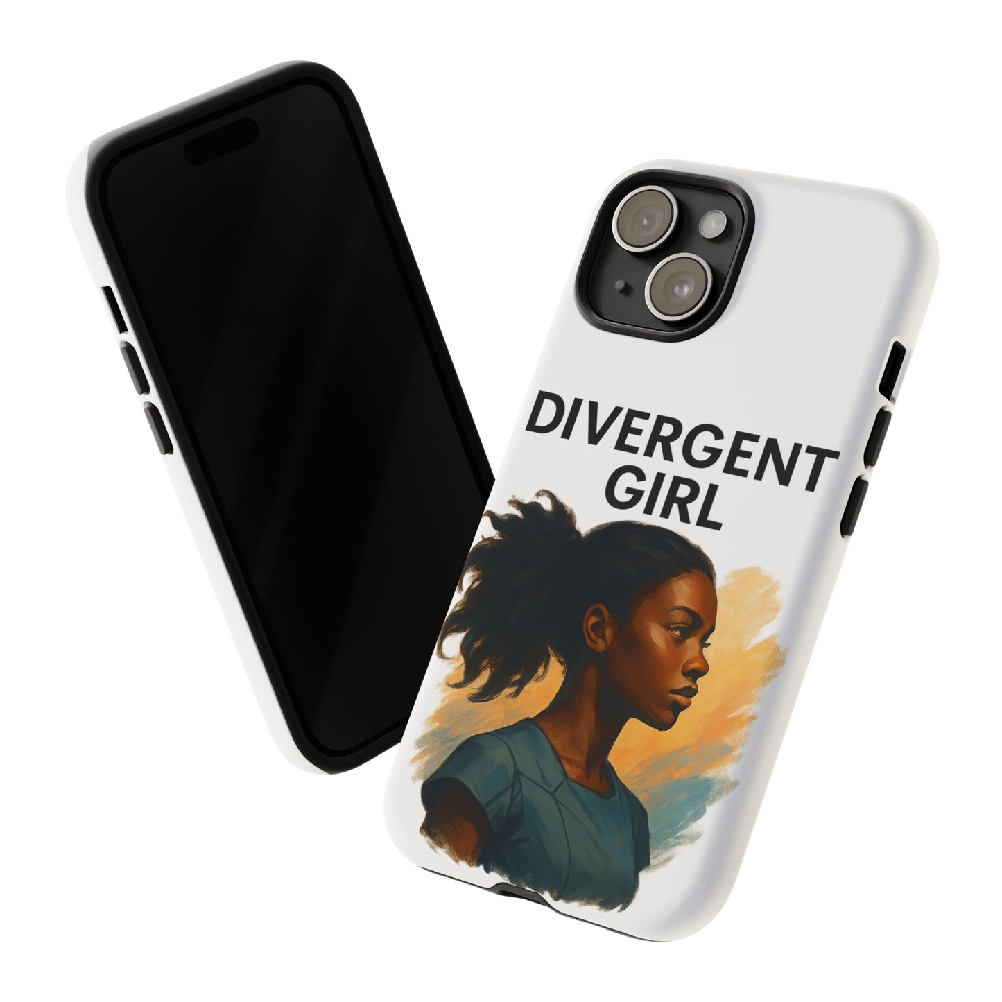 Divergent Girl Phone Case, Tough Phone Cover, Unique Gift for Book Lovers, Protective Smartphone Case, Trendy Cell Phone Skin