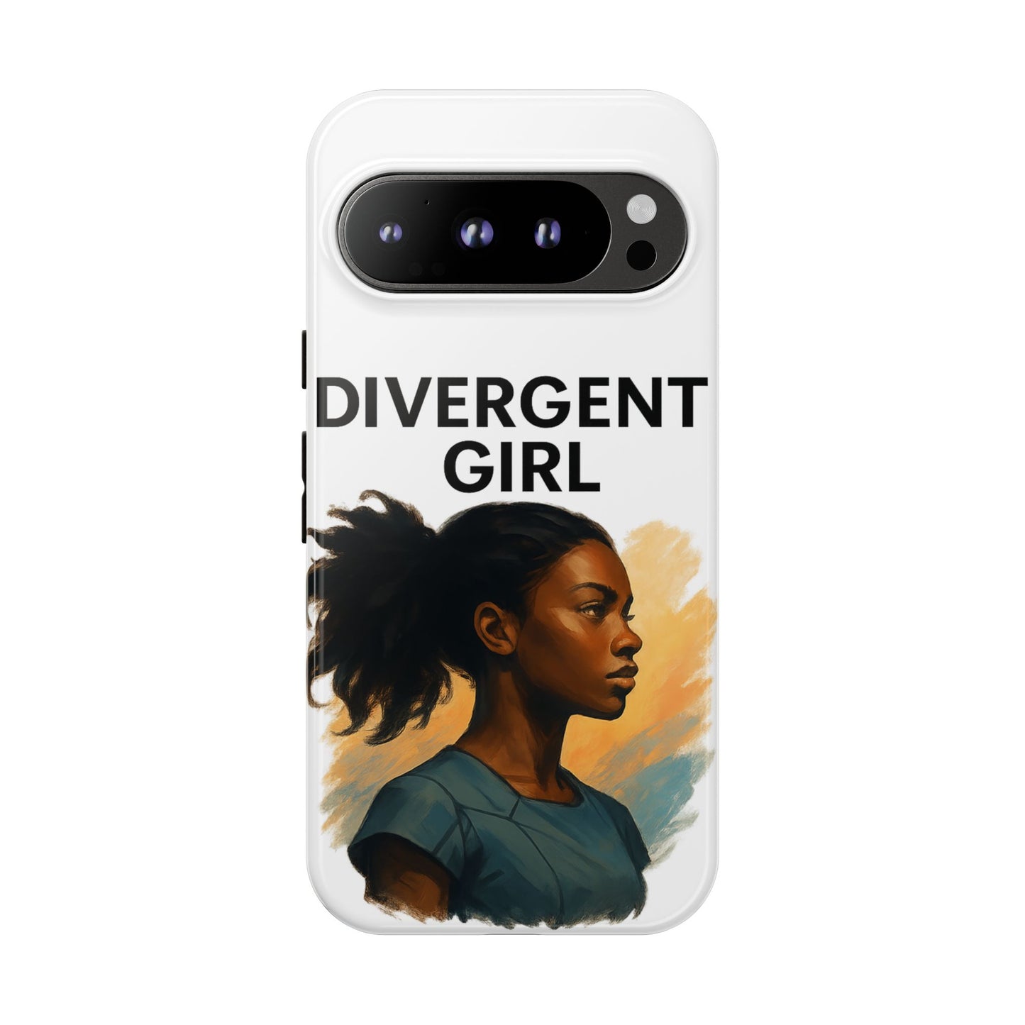 Divergent Girl Phone Case, Tough Phone Cover, Unique Gift for Book Lovers, Protective Smartphone Case, Trendy Cell Phone Skin