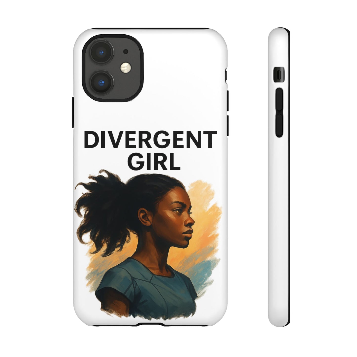Divergent Girl Phone Case, Tough Phone Cover, Unique Gift for Book Lovers, Protective Smartphone Case, Trendy Cell Phone Skin