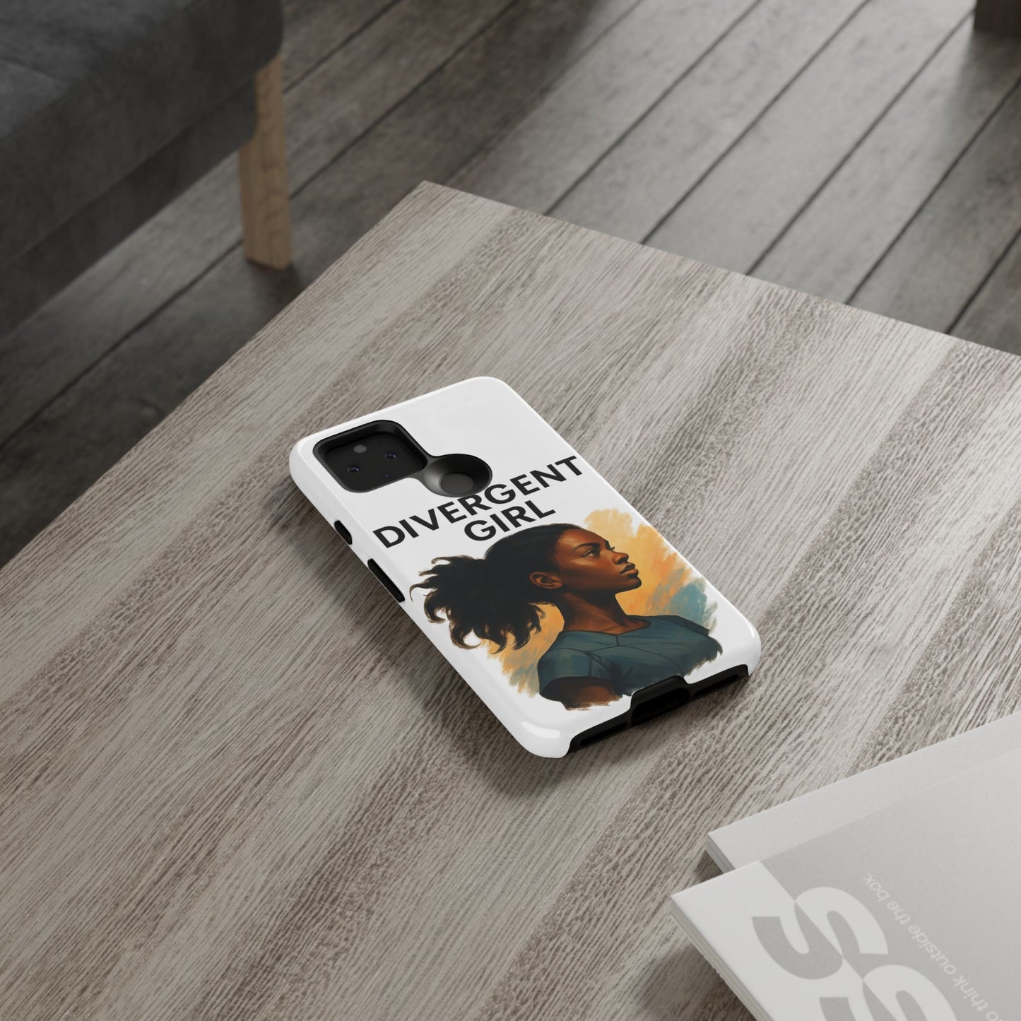 Divergent Girl Phone Case, Tough Phone Cover, Unique Gift for Book Lovers, Protective Smartphone Case, Trendy Cell Phone Skin