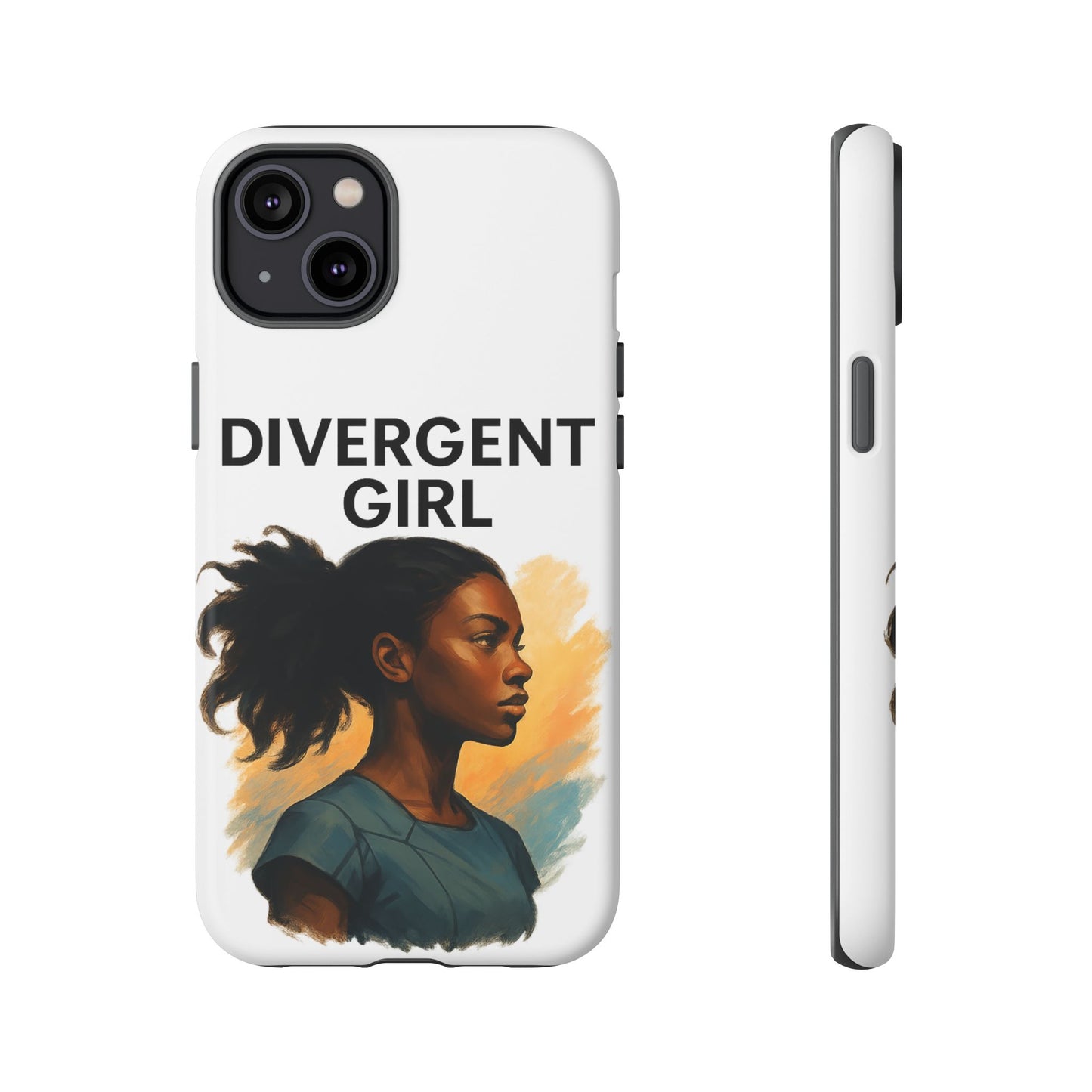 Divergent Girl Phone Case, Tough Phone Cover, Unique Gift for Book Lovers, Protective Smartphone Case, Trendy Cell Phone Skin