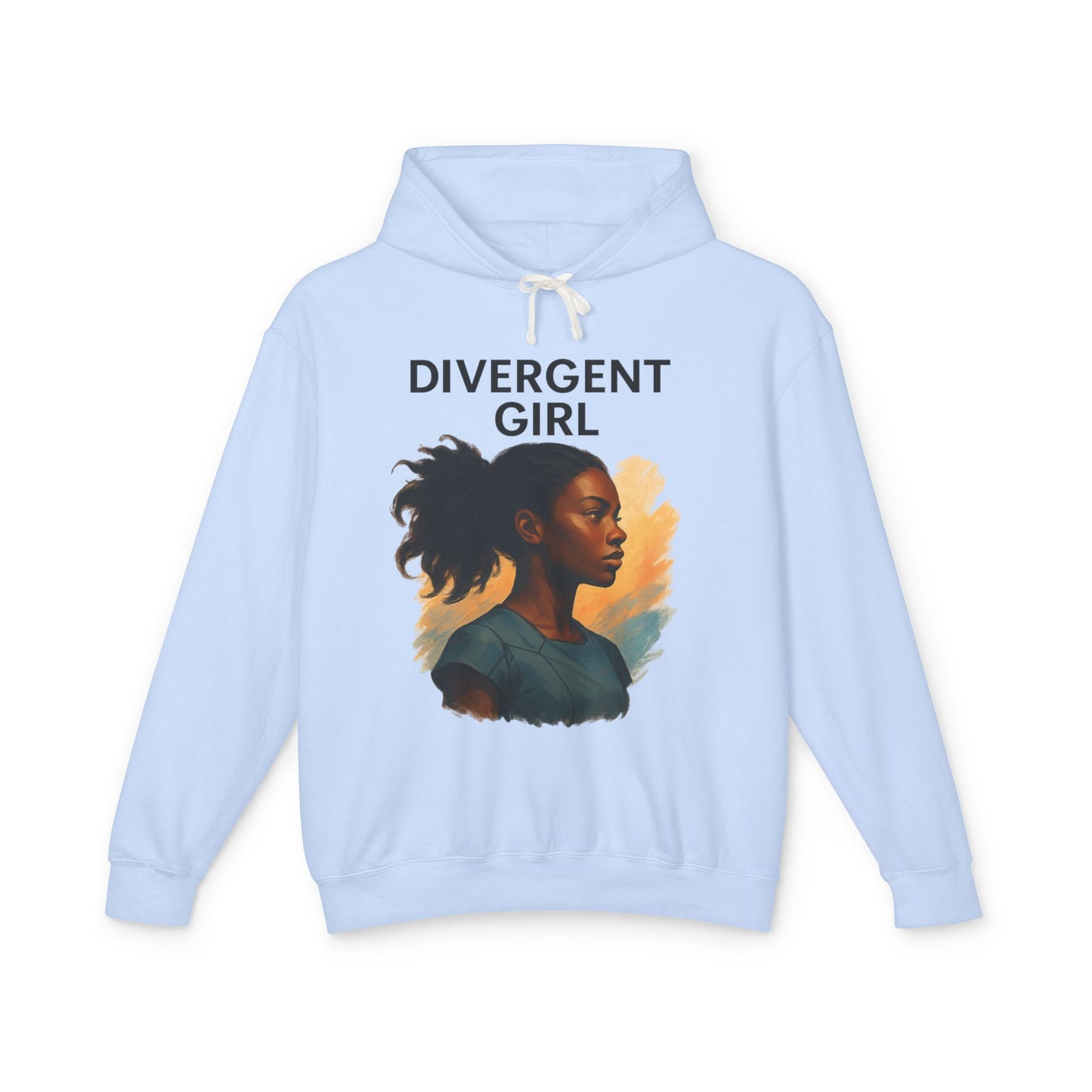 Divergent Girl Sweatshirt, Unisex Lightweight Hoodie, Motivational Gift, Cozy Layering, Perfect for Everyday Wear, Inspirational Apparel