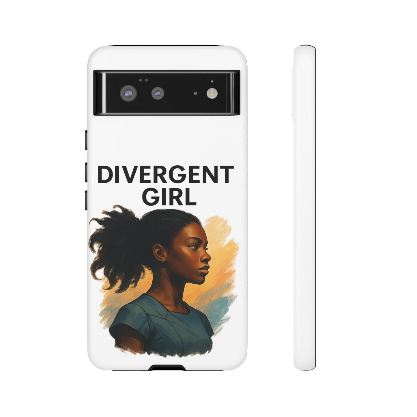 Divergent Girl Phone Case, Tough Phone Cover, Unique Gift for Book Lovers, Protective Smartphone Case, Trendy Cell Phone Skin
