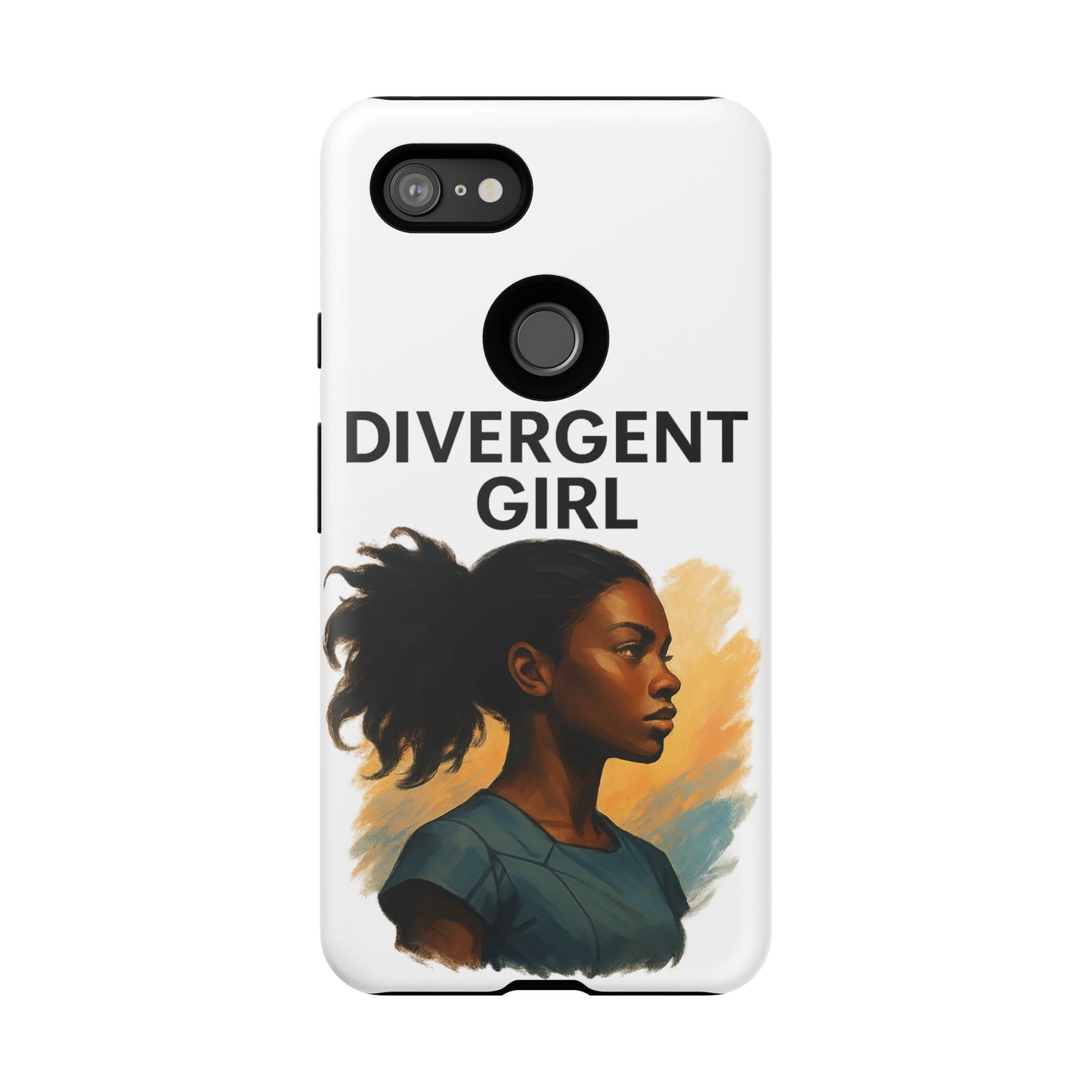 Divergent Girl Phone Case, Tough Phone Cover, Unique Gift for Book Lovers, Protective Smartphone Case, Trendy Cell Phone Skin