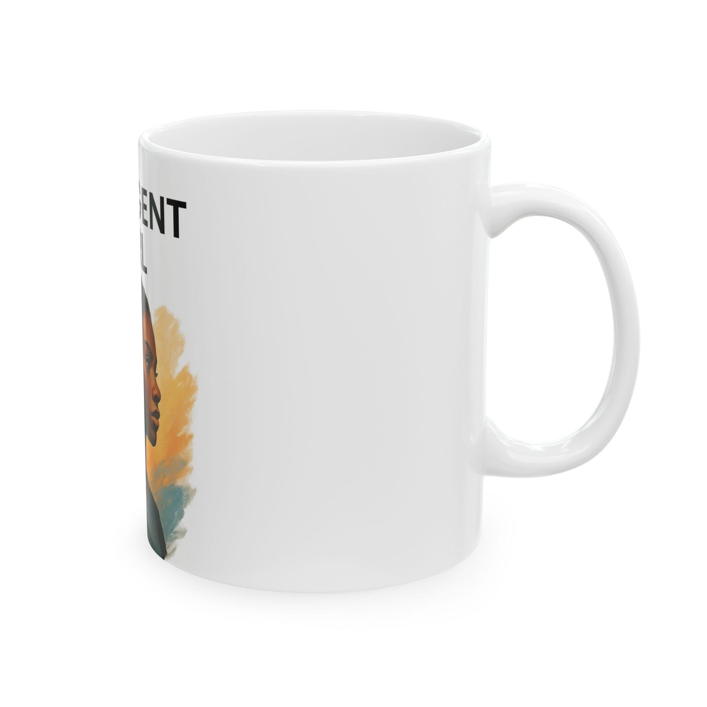 Divergent Girl Ceramic Mug - Inspirational Gift for Readers, Book Lovers, Novels, Home Decor, Tea and Coffee