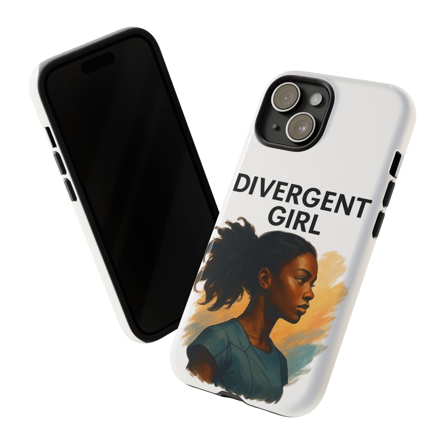 Divergent Girl Phone Case, Tough Phone Cover, Unique Gift for Book Lovers, Protective Smartphone Case, Trendy Cell Phone Skin