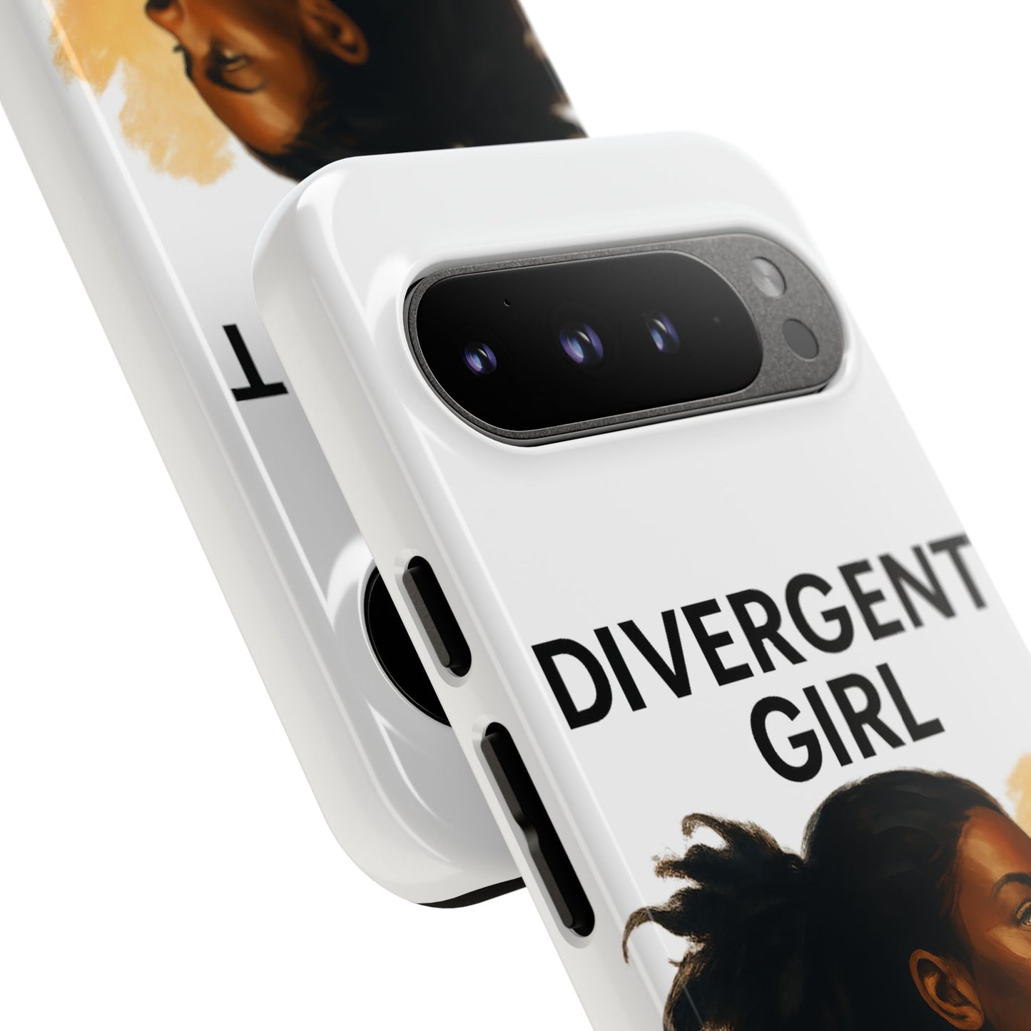 Divergent Girl Phone Case, Tough Phone Cover, Unique Gift for Book Lovers, Protective Smartphone Case, Trendy Cell Phone Skin