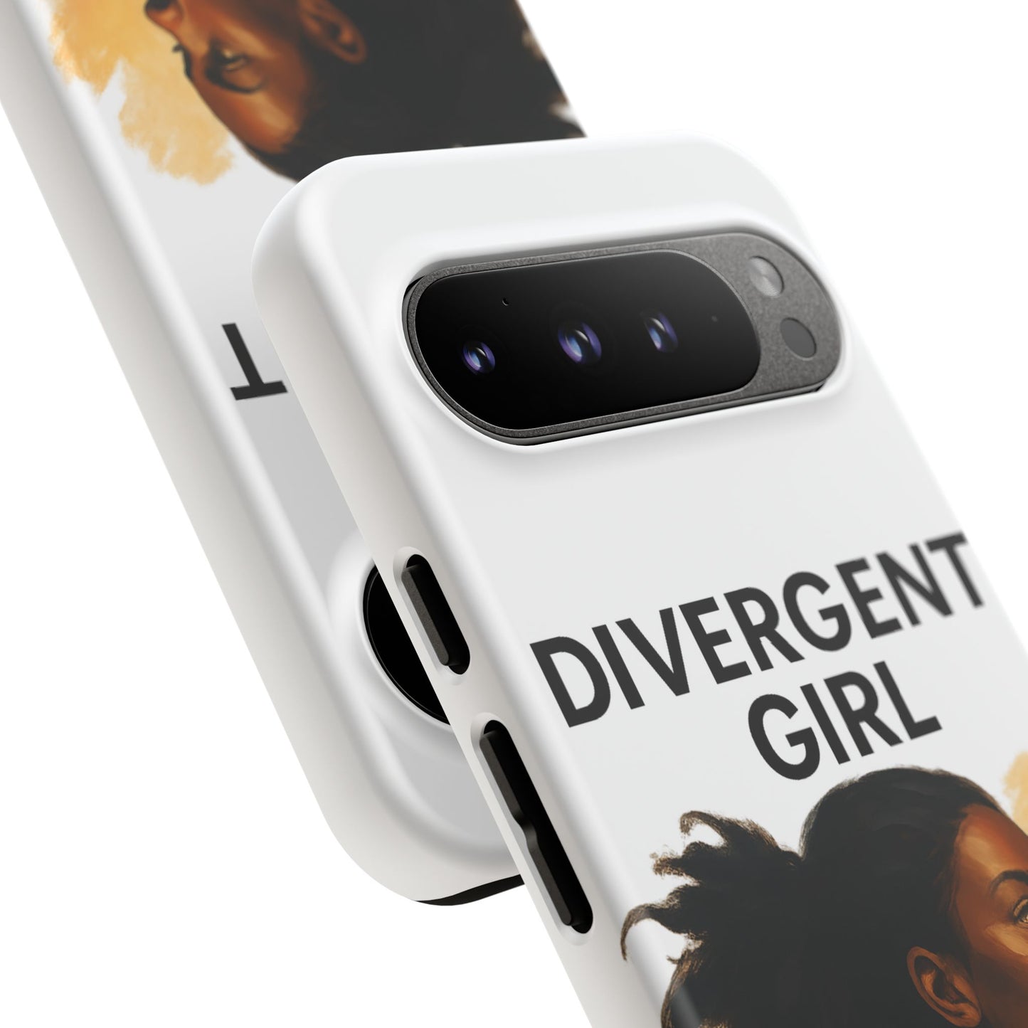 Divergent Girl Phone Case, Tough Phone Cover, Unique Gift for Book Lovers, Protective Smartphone Case, Trendy Cell Phone Skin