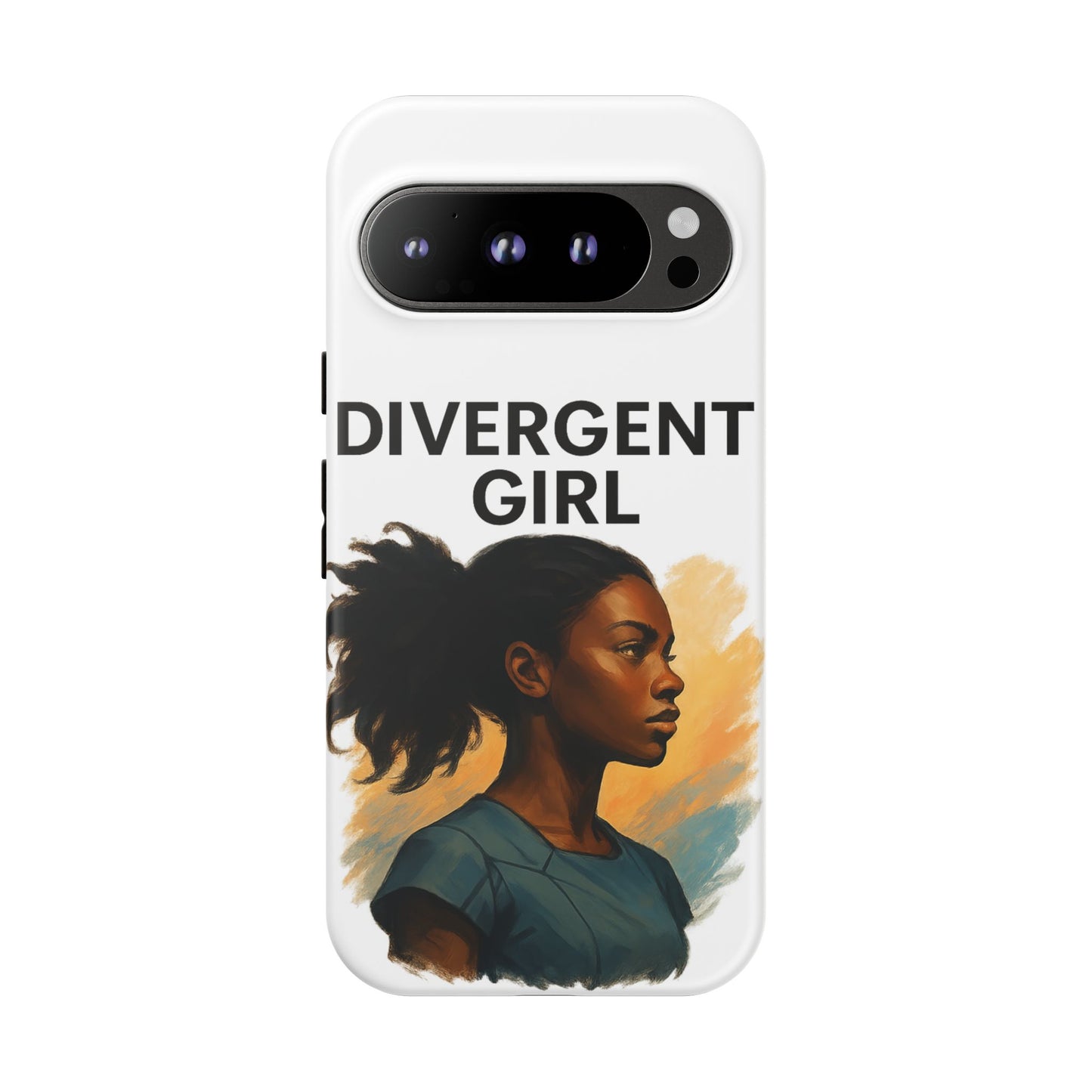 Divergent Girl Phone Case, Tough Phone Cover, Unique Gift for Book Lovers, Protective Smartphone Case, Trendy Cell Phone Skin