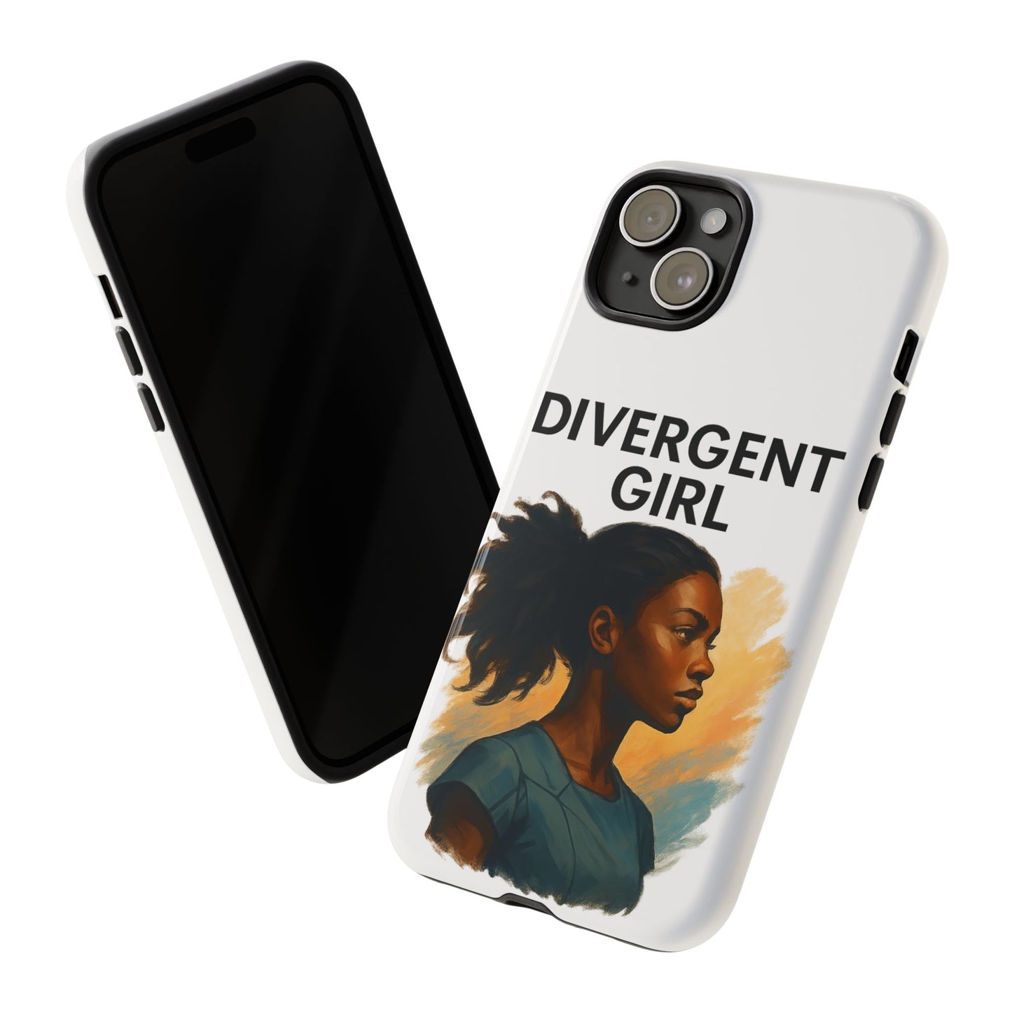Divergent Girl Phone Case, Tough Phone Cover, Unique Gift for Book Lovers, Protective Smartphone Case, Trendy Cell Phone Skin