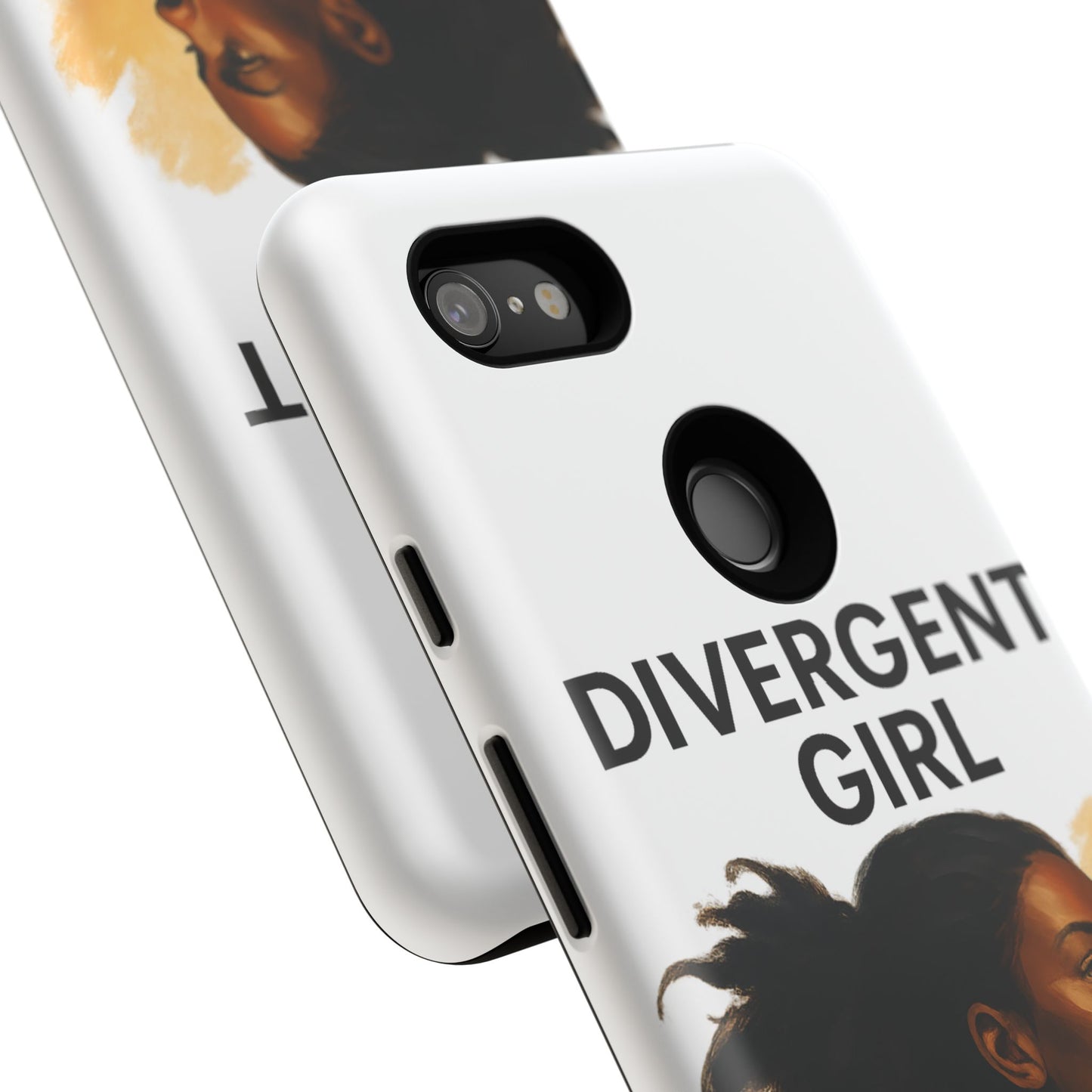Divergent Girl Phone Case, Tough Phone Cover, Unique Gift for Book Lovers, Protective Smartphone Case, Trendy Cell Phone Skin
