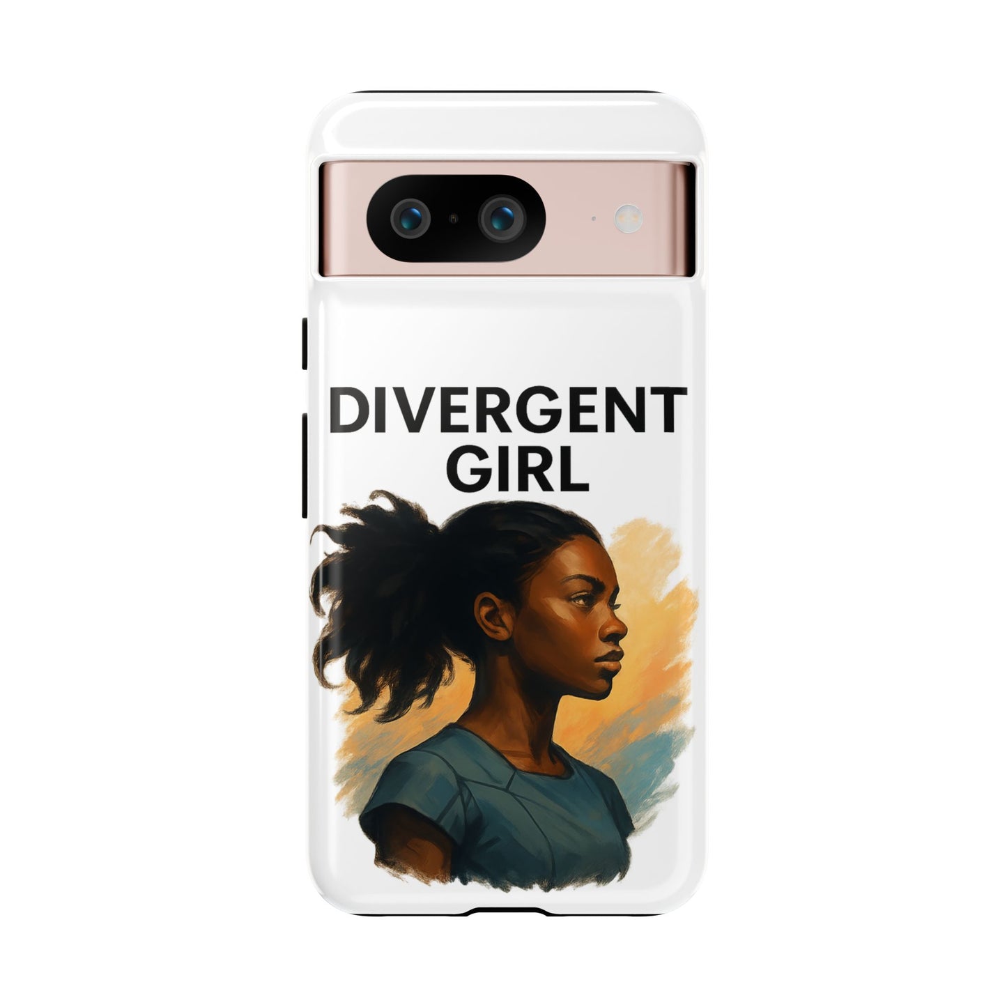 Divergent Girl Phone Case, Tough Phone Cover, Unique Gift for Book Lovers, Protective Smartphone Case, Trendy Cell Phone Skin
