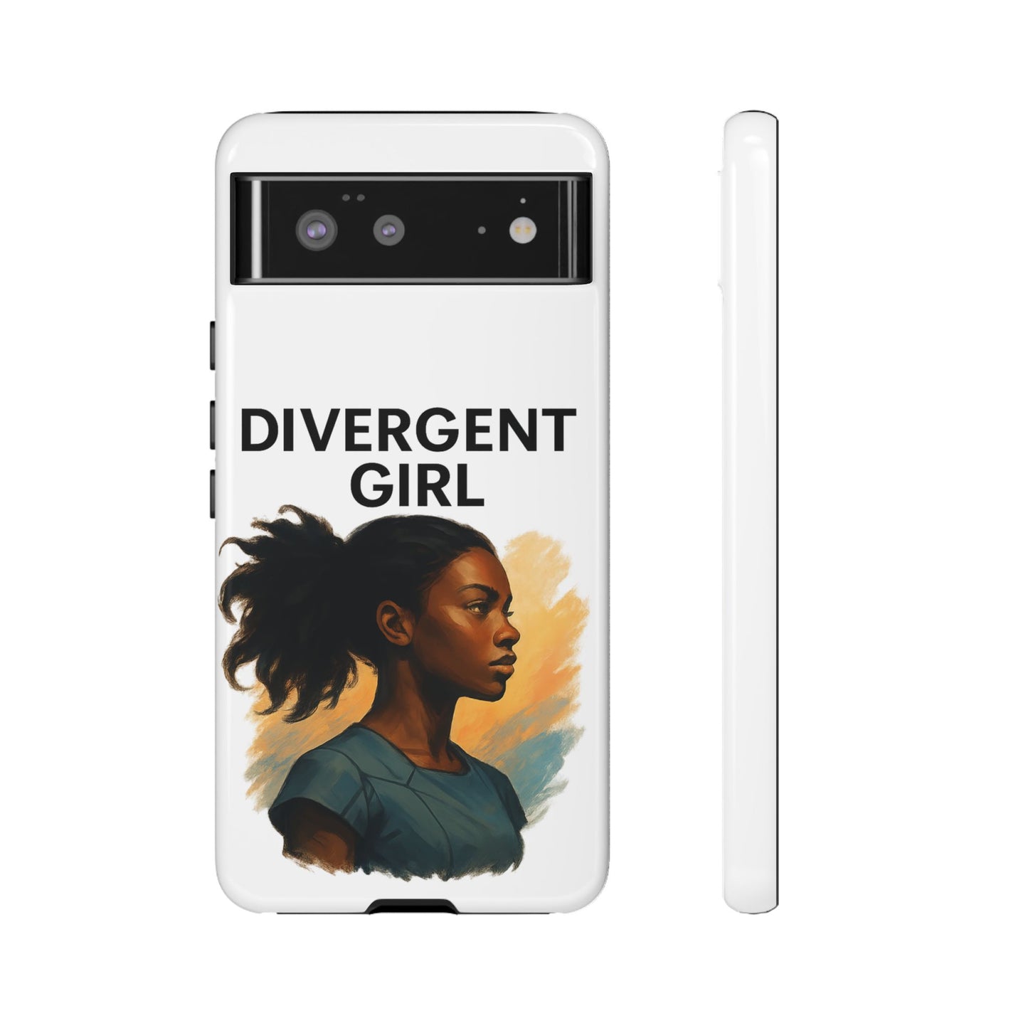 Divergent Girl Phone Case, Tough Phone Cover, Unique Gift for Book Lovers, Protective Smartphone Case, Trendy Cell Phone Skin