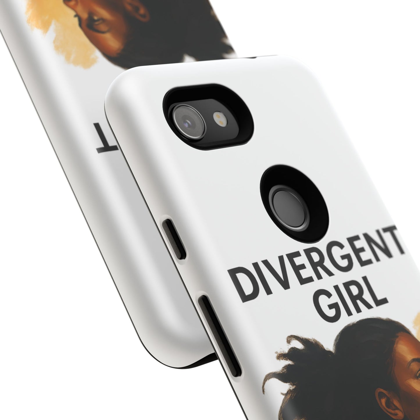 Divergent Girl Phone Case, Tough Phone Cover, Unique Gift for Book Lovers, Protective Smartphone Case, Trendy Cell Phone Skin
