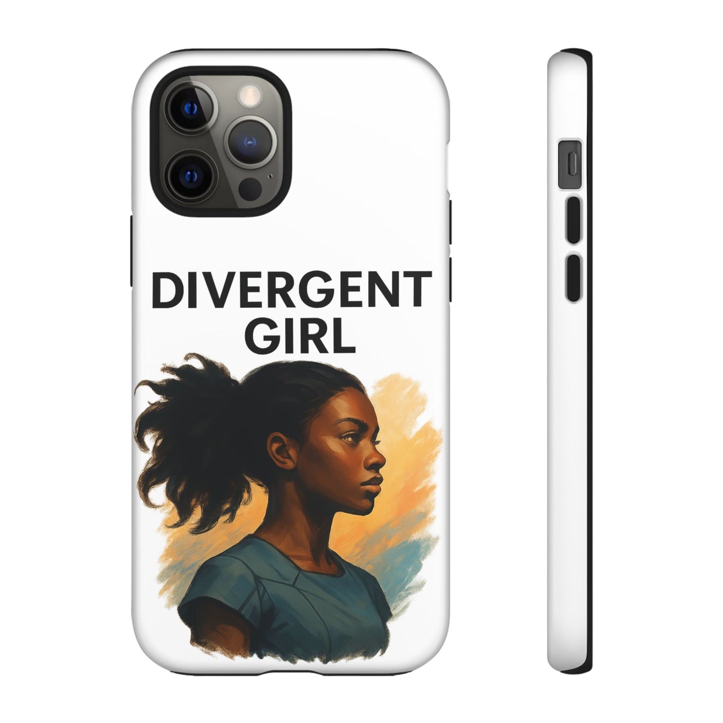 Divergent Girl Phone Case, Tough Phone Cover, Unique Gift for Book Lovers, Protective Smartphone Case, Trendy Cell Phone Skin
