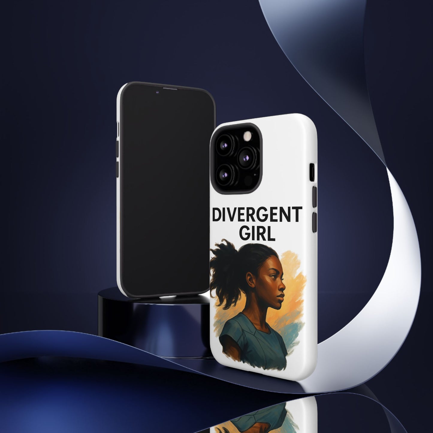 Divergent Girl Phone Case, Tough Phone Cover, Unique Gift for Book Lovers, Protective Smartphone Case, Trendy Cell Phone Skin