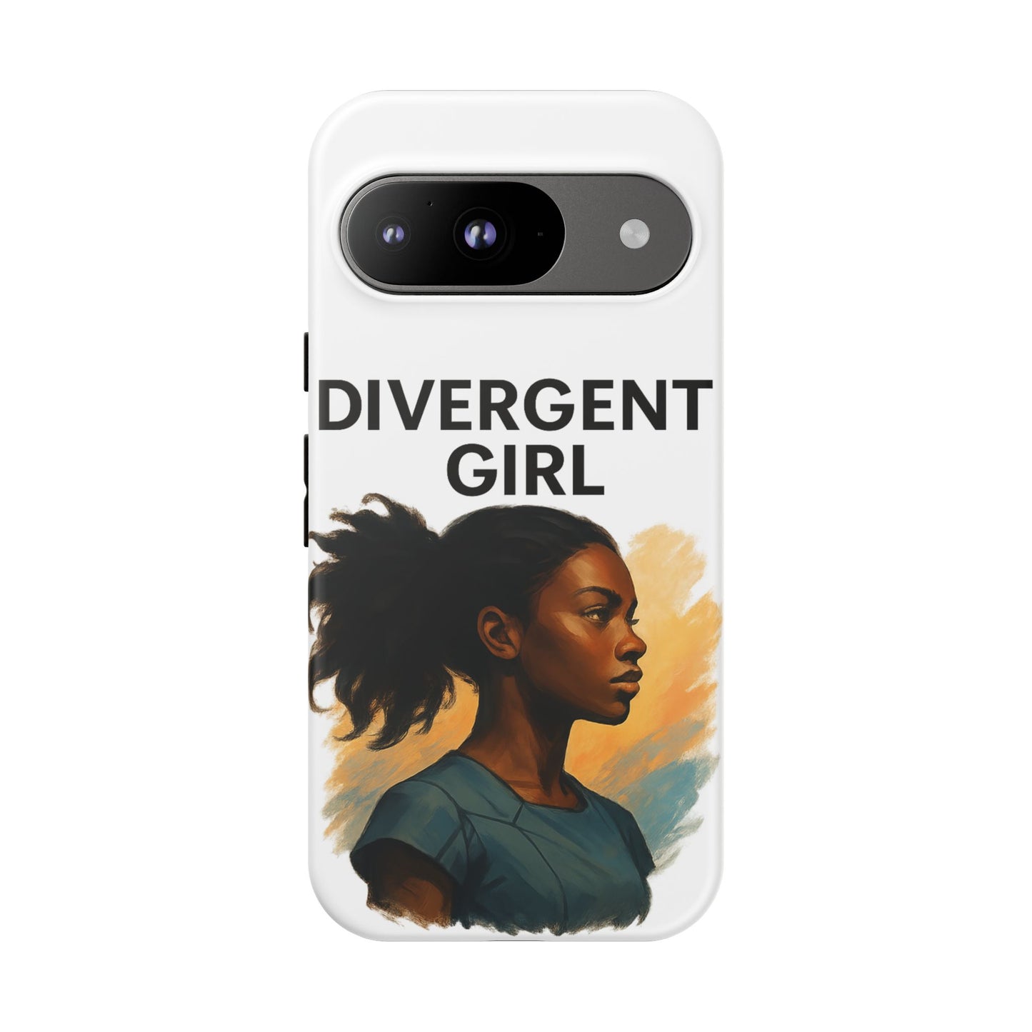 Divergent Girl Phone Case, Tough Phone Cover, Unique Gift for Book Lovers, Protective Smartphone Case, Trendy Cell Phone Skin