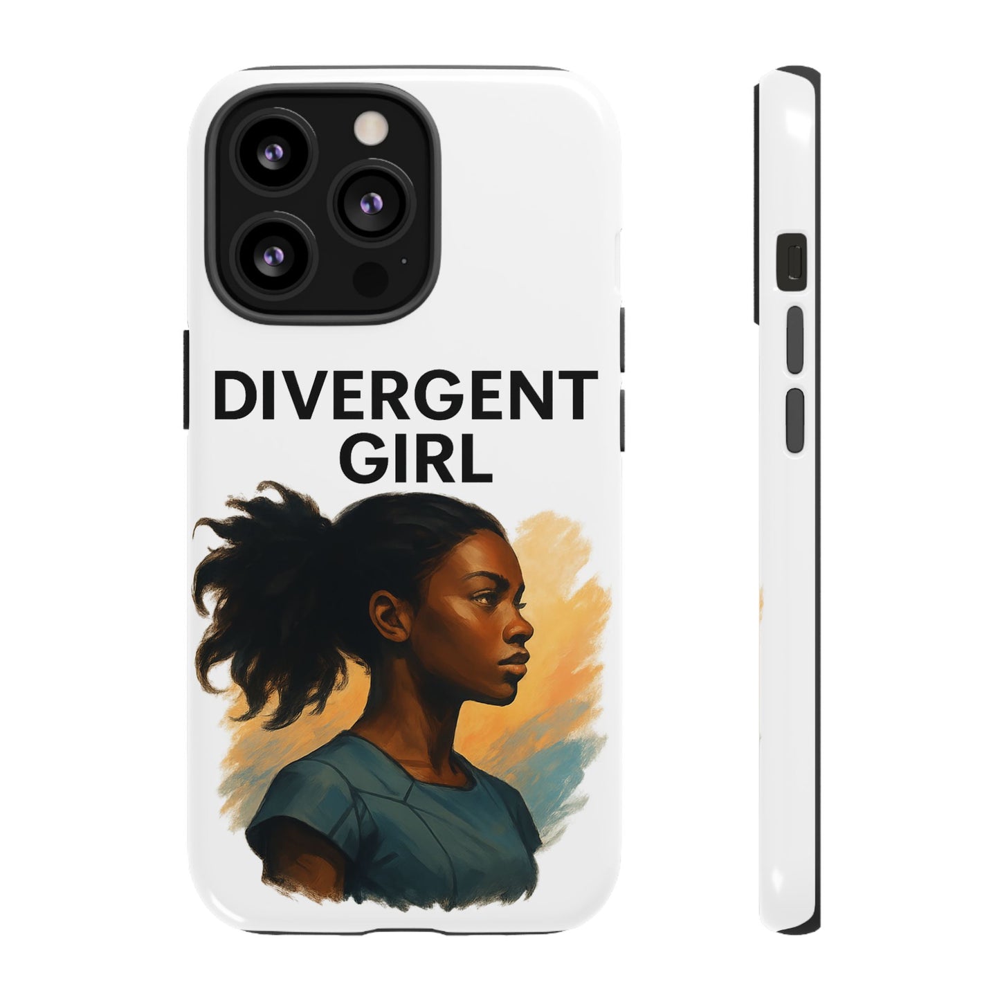 Divergent Girl Phone Case, Tough Phone Cover, Unique Gift for Book Lovers, Protective Smartphone Case, Trendy Cell Phone Skin