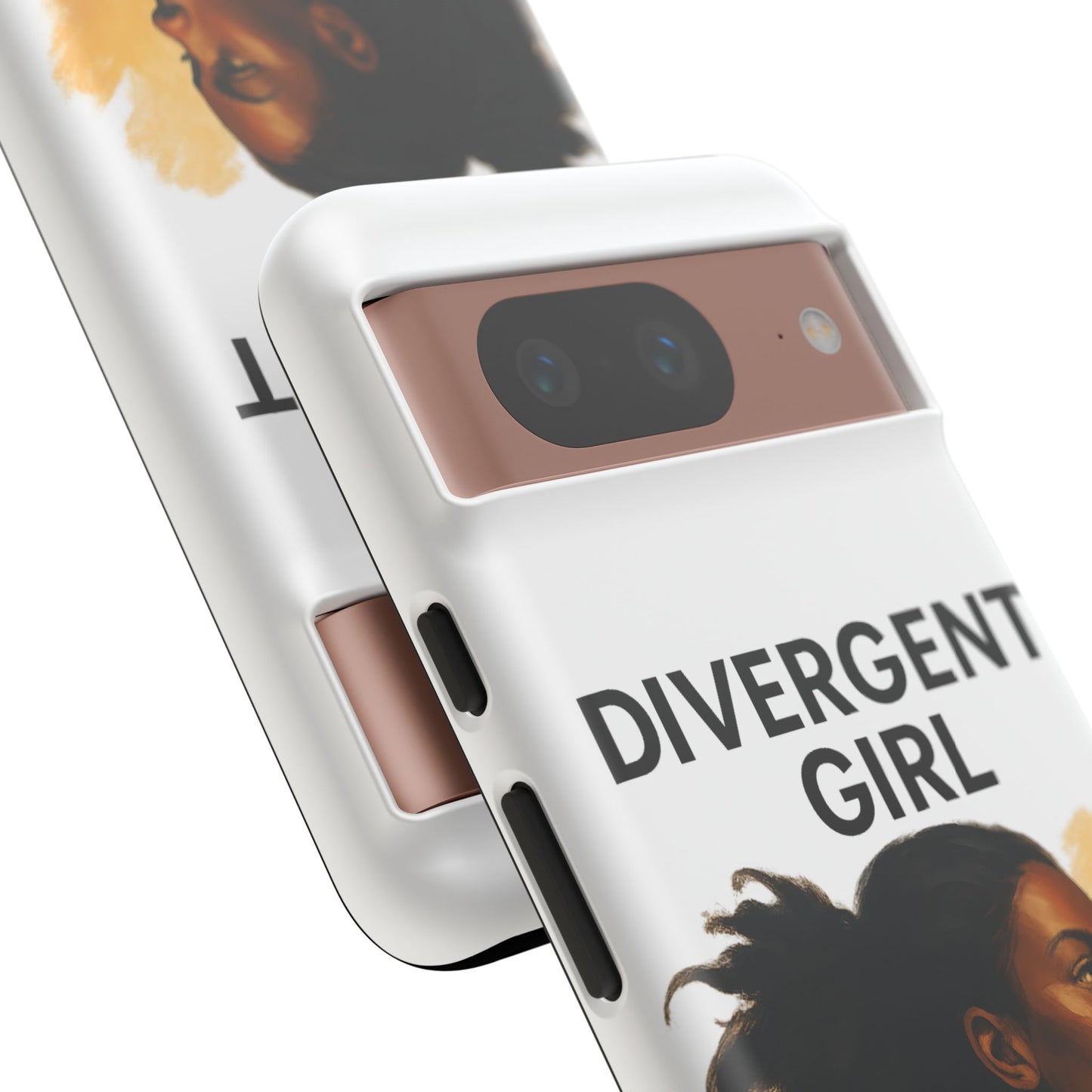 Divergent Girl Phone Case, Tough Phone Cover, Unique Gift for Book Lovers, Protective Smartphone Case, Trendy Cell Phone Skin