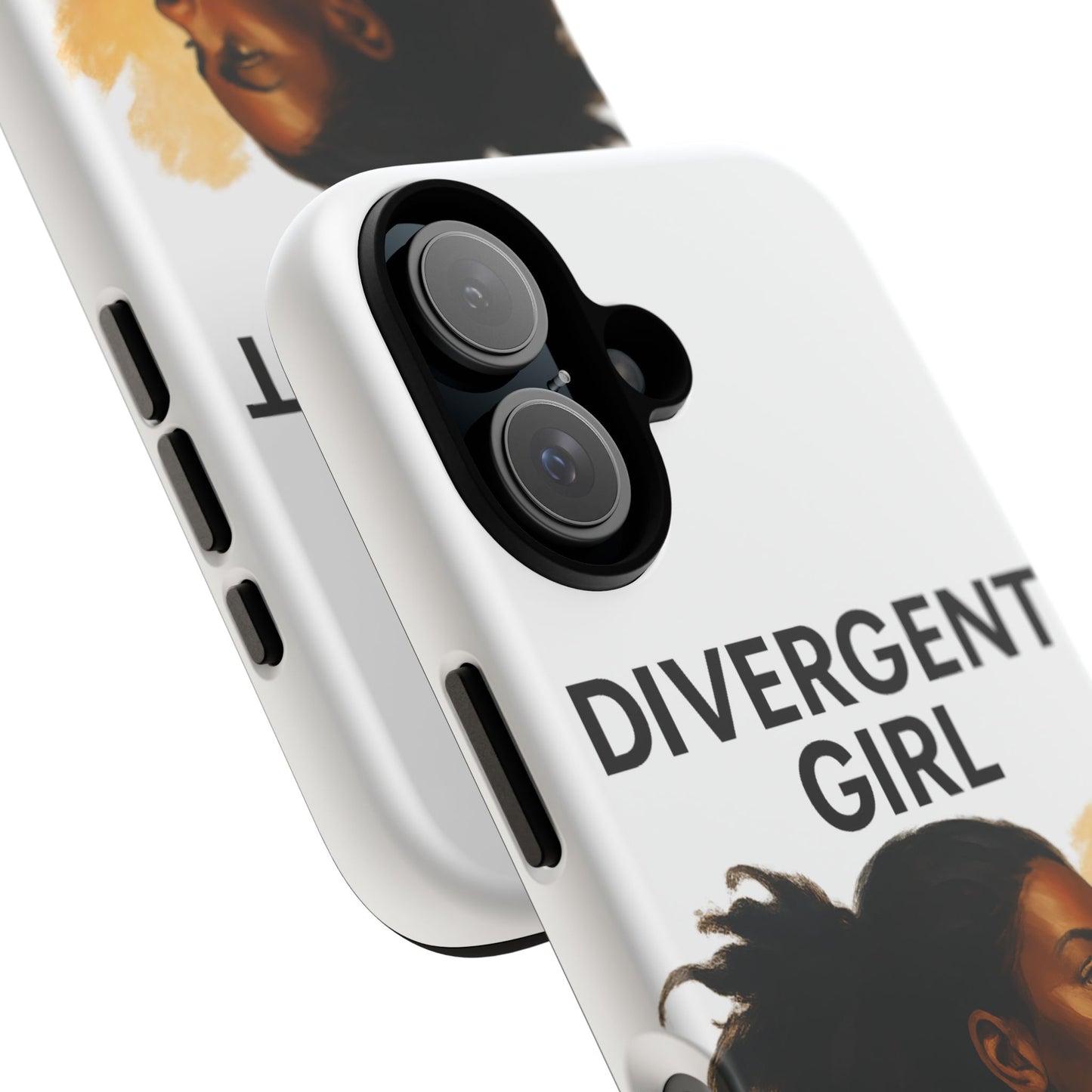 Divergent Girl Phone Case, Tough Phone Cover, Unique Gift for Book Lovers, Protective Smartphone Case, Trendy Cell Phone Skin