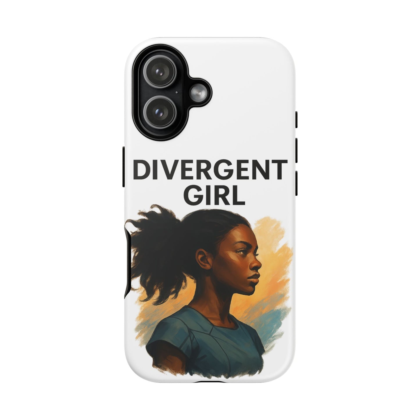 Divergent Girl Phone Case, Tough Phone Cover, Unique Gift for Book Lovers, Protective Smartphone Case, Trendy Cell Phone Skin