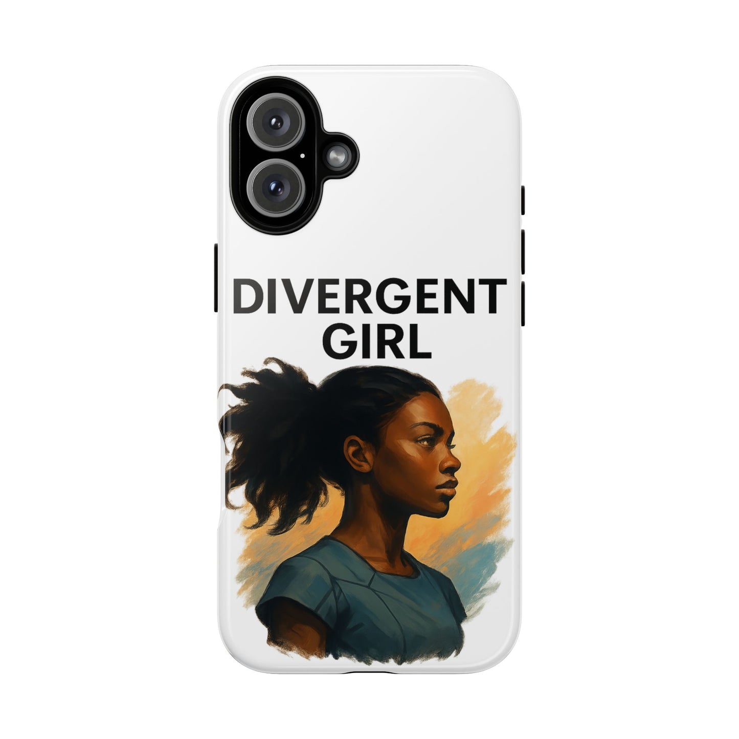 Divergent Girl Phone Case, Tough Phone Cover, Unique Gift for Book Lovers, Protective Smartphone Case, Trendy Cell Phone Skin