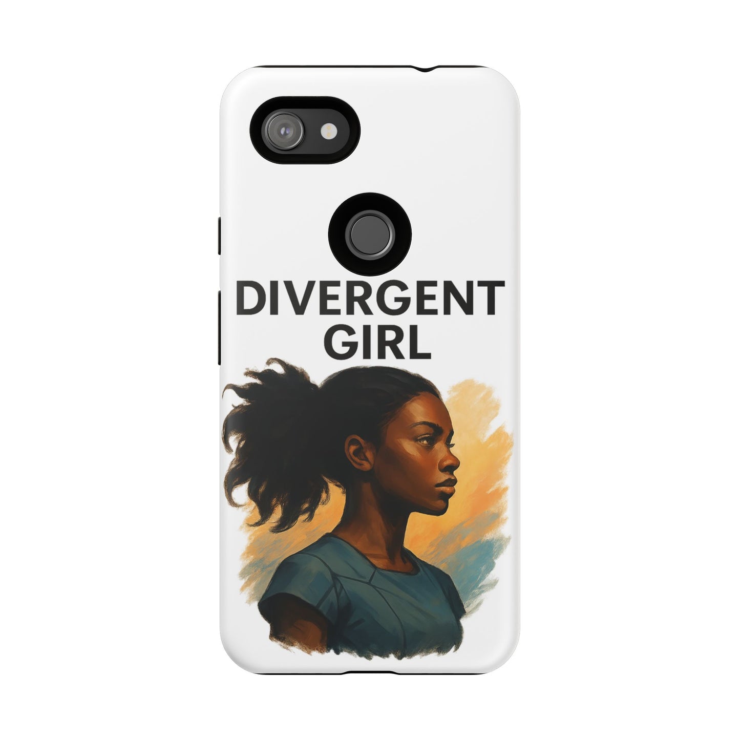 Divergent Girl Phone Case, Tough Phone Cover, Unique Gift for Book Lovers, Protective Smartphone Case, Trendy Cell Phone Skin