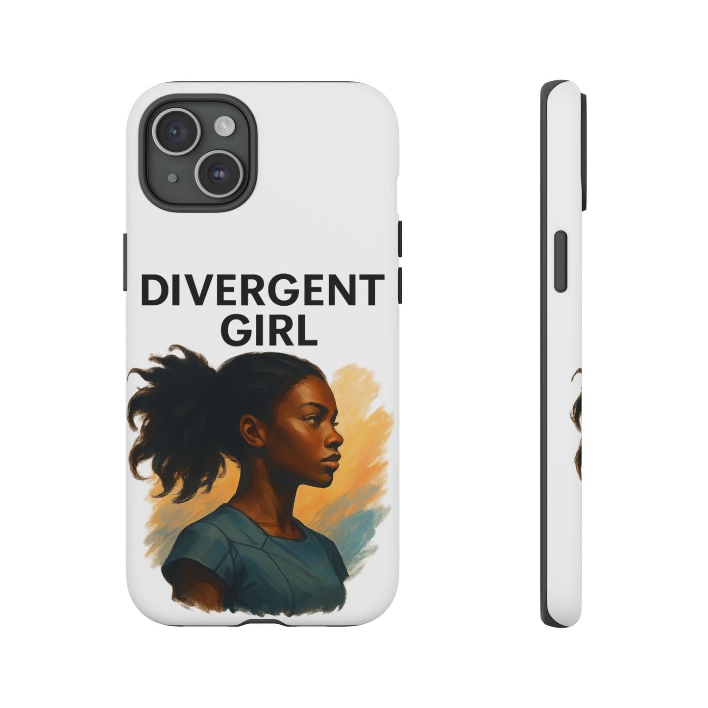 Divergent Girl Phone Case, Tough Phone Cover, Unique Gift for Book Lovers, Protective Smartphone Case, Trendy Cell Phone Skin
