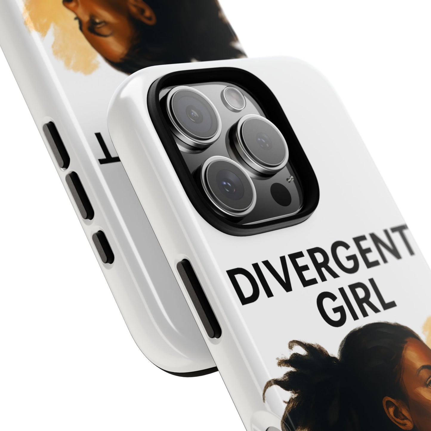 Divergent Girl Phone Case, Tough Phone Cover, Unique Gift for Book Lovers, Protective Smartphone Case, Trendy Cell Phone Skin