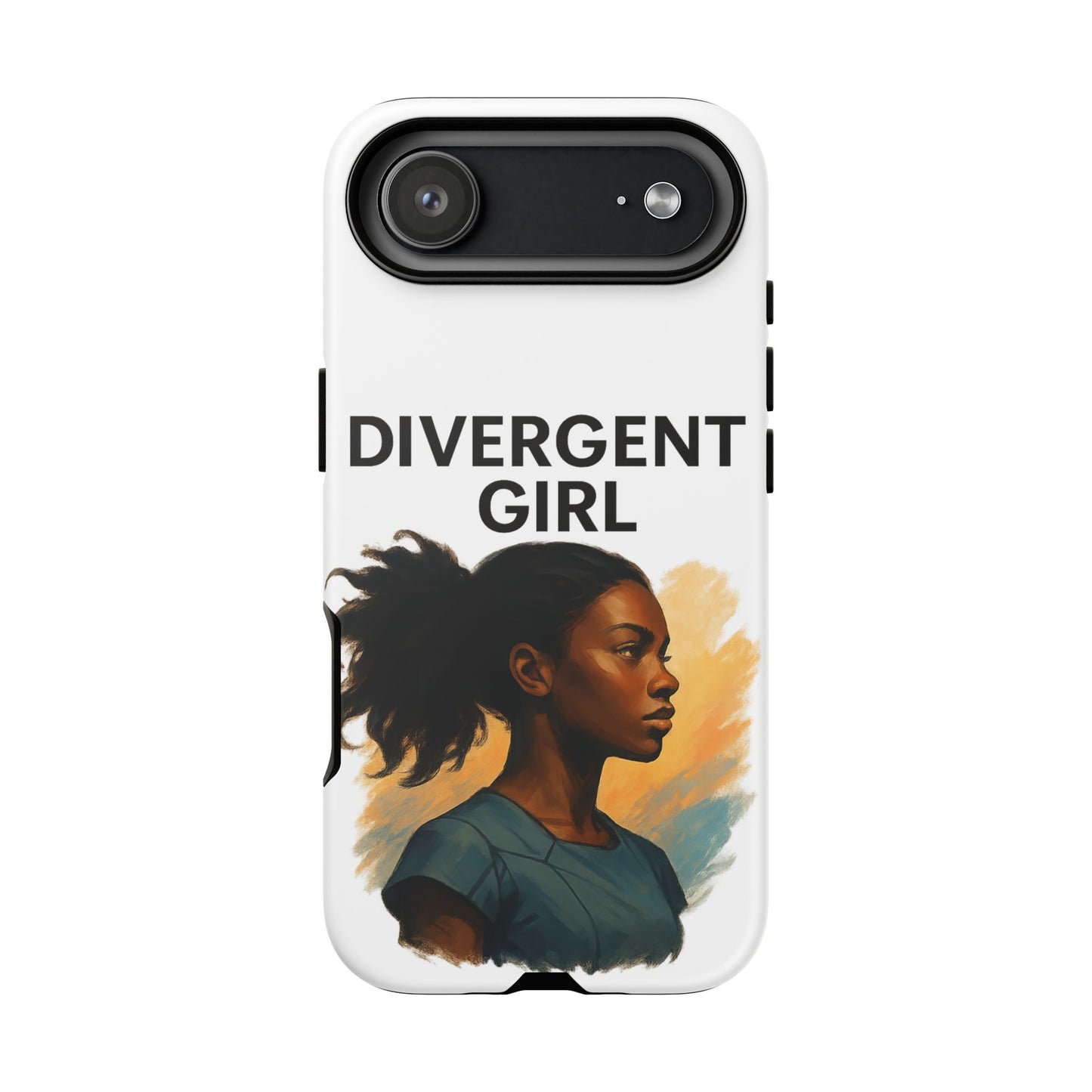 Divergent Girl Phone Case, Tough Phone Cover, Unique Gift for Book Lovers, Protective Smartphone Case, Trendy Cell Phone Skin