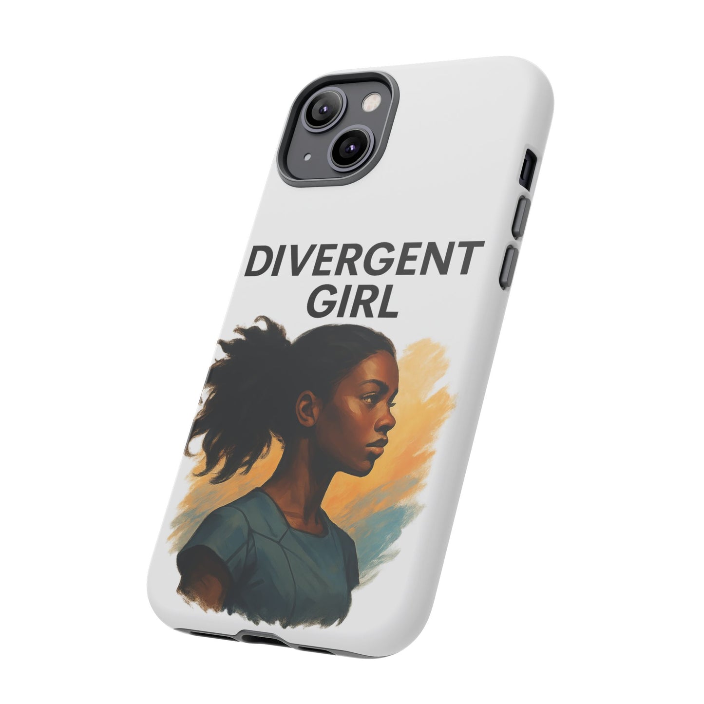 Divergent Girl Phone Case, Tough Phone Cover, Unique Gift for Book Lovers, Protective Smartphone Case, Trendy Cell Phone Skin