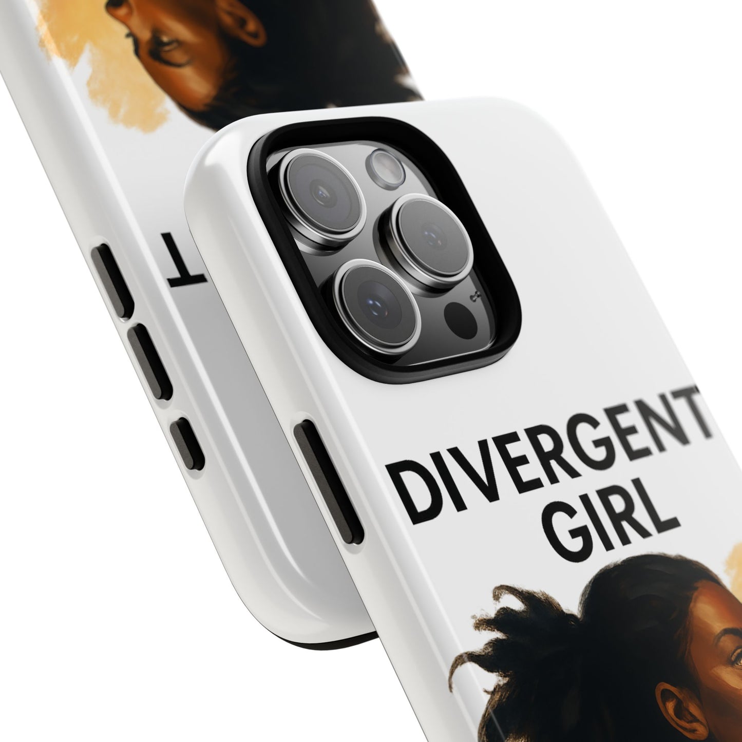 Divergent Girl Phone Case, Tough Phone Cover, Unique Gift for Book Lovers, Protective Smartphone Case, Trendy Cell Phone Skin