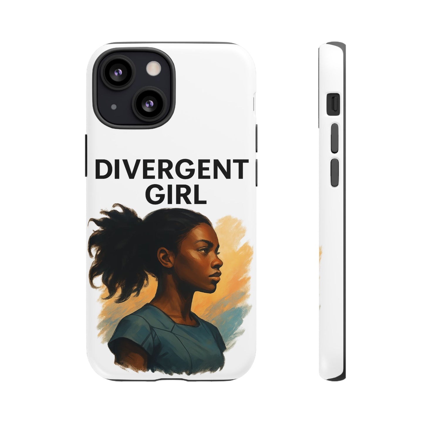 Divergent Girl Phone Case, Tough Phone Cover, Unique Gift for Book Lovers, Protective Smartphone Case, Trendy Cell Phone Skin